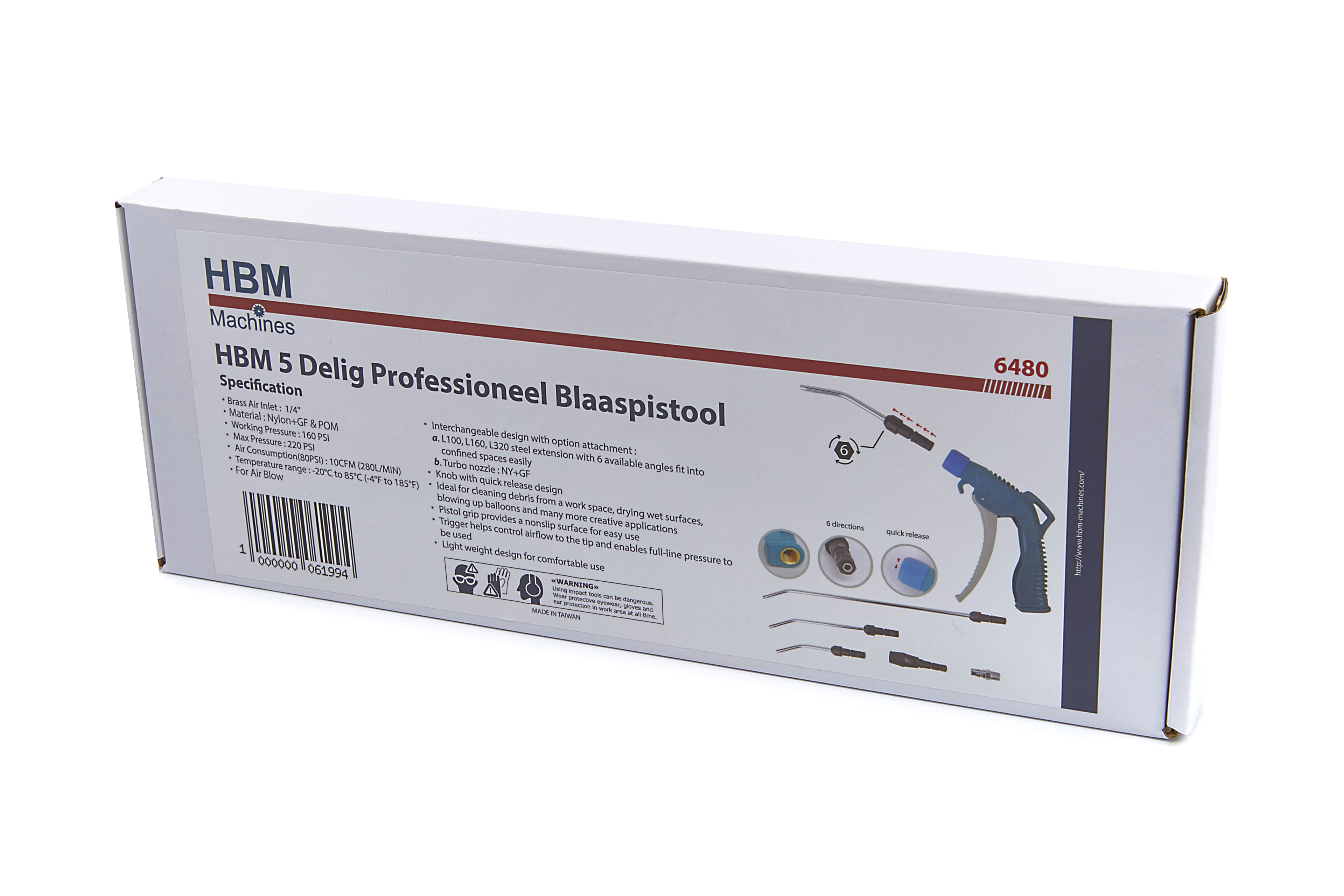 HBM Soffiatore Professionale 5 Pezzi Image 5