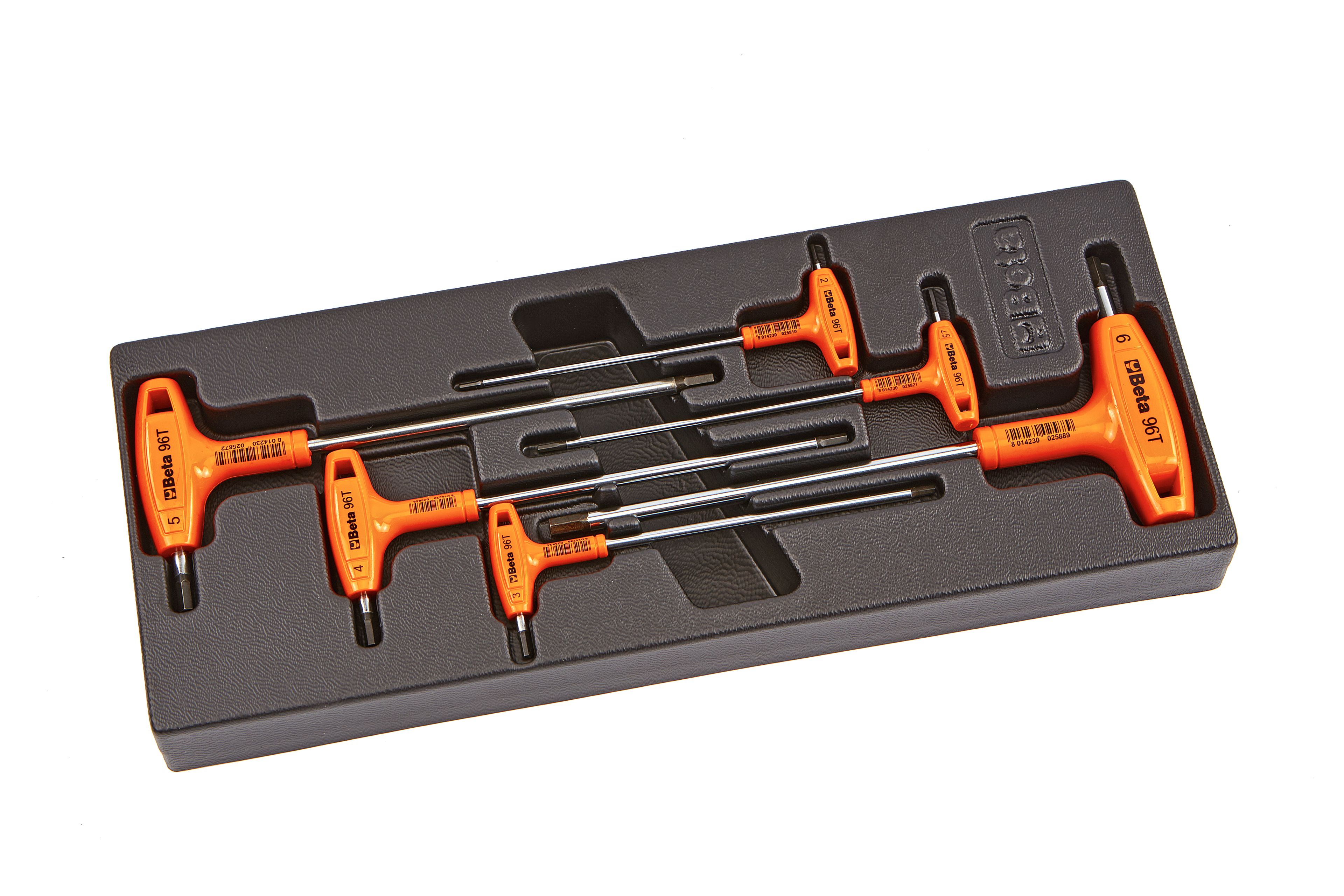 Beta T52 - Incrustation de poignée en T Inbus 6 pièces