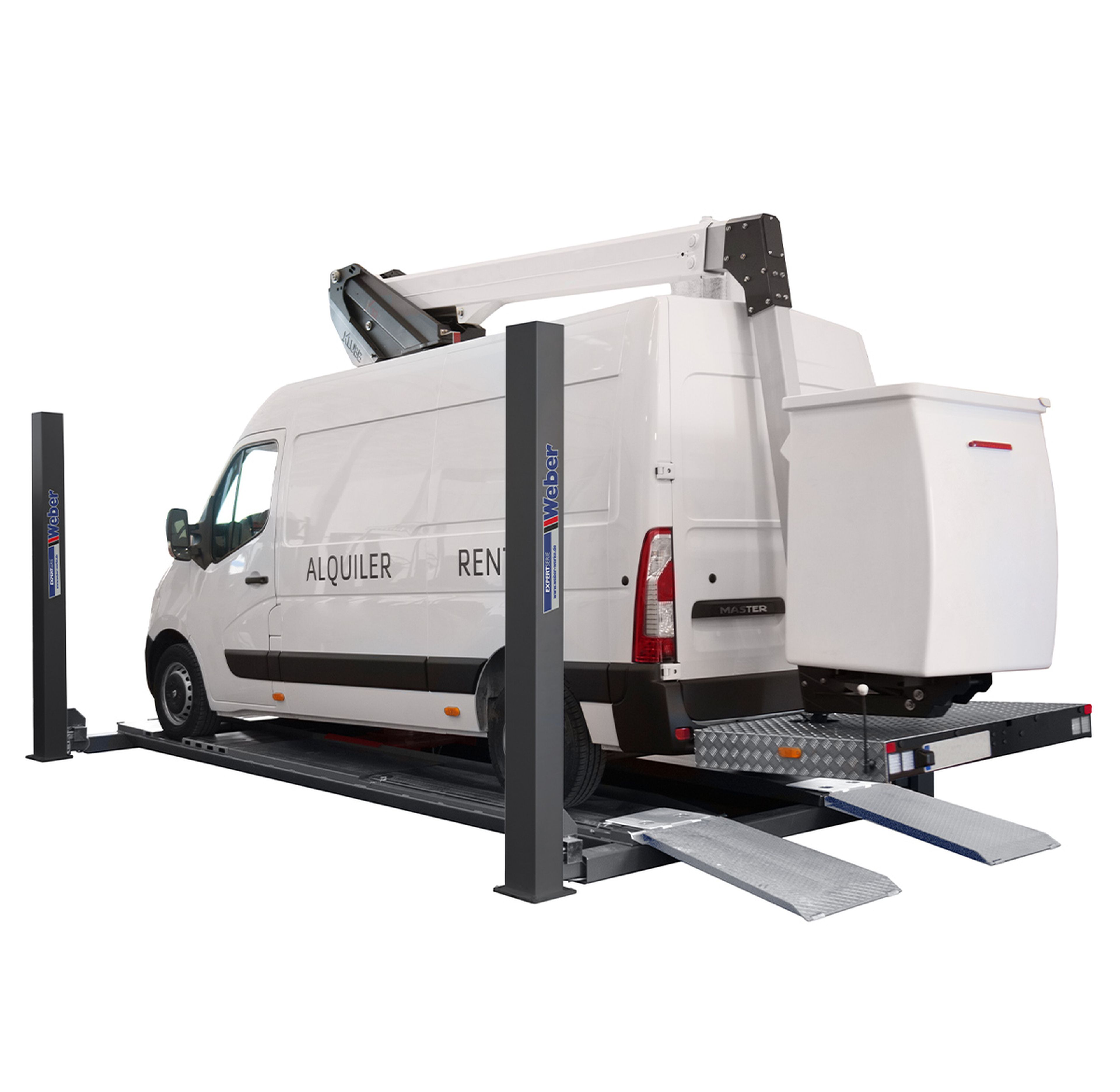 Weber 4-koloms hefbrug, vrachtwagens en landbouwmachines, expertserie C-4100 Image 2