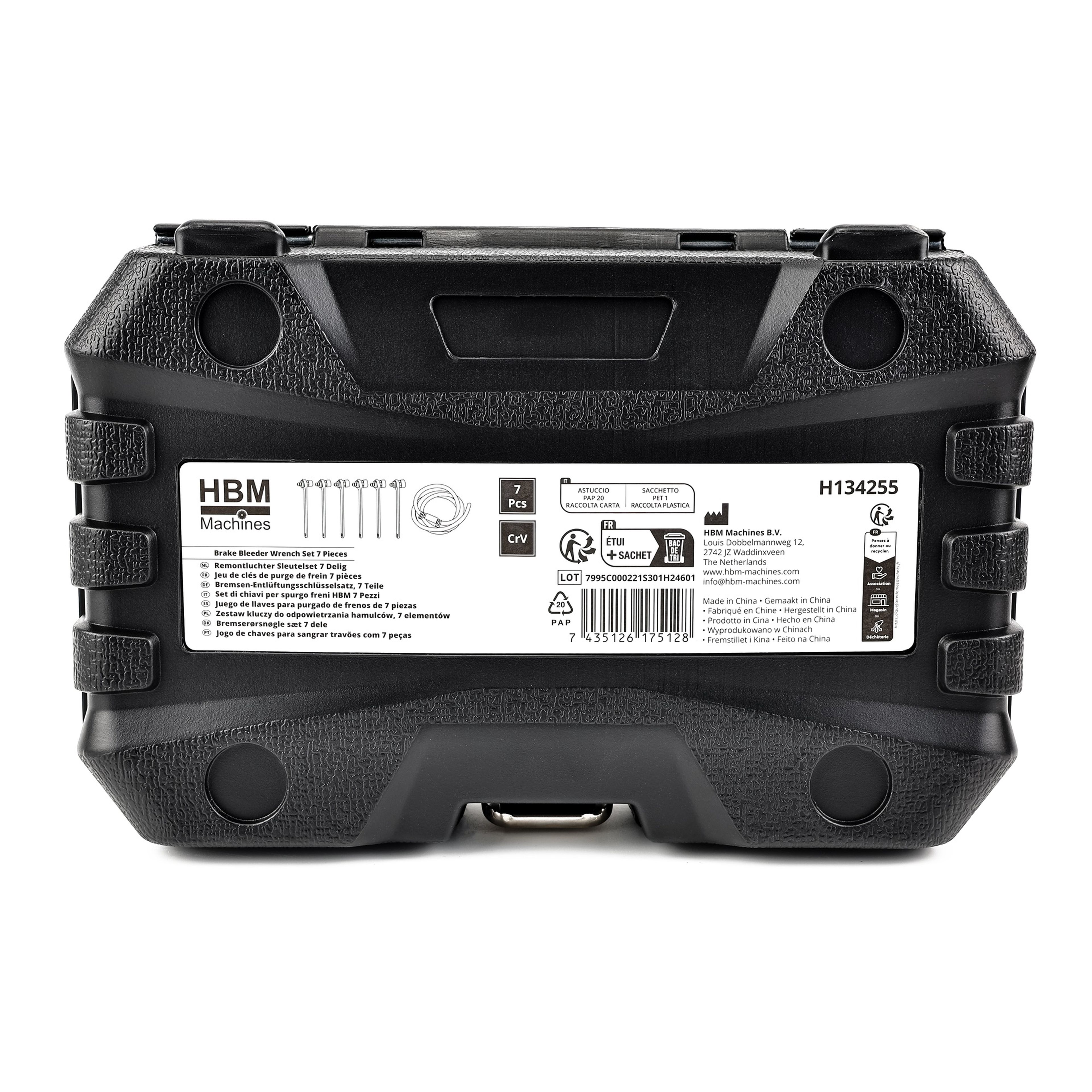 HBM Bremsentlüftungsschlüssel-Set 7-teilig Image 6