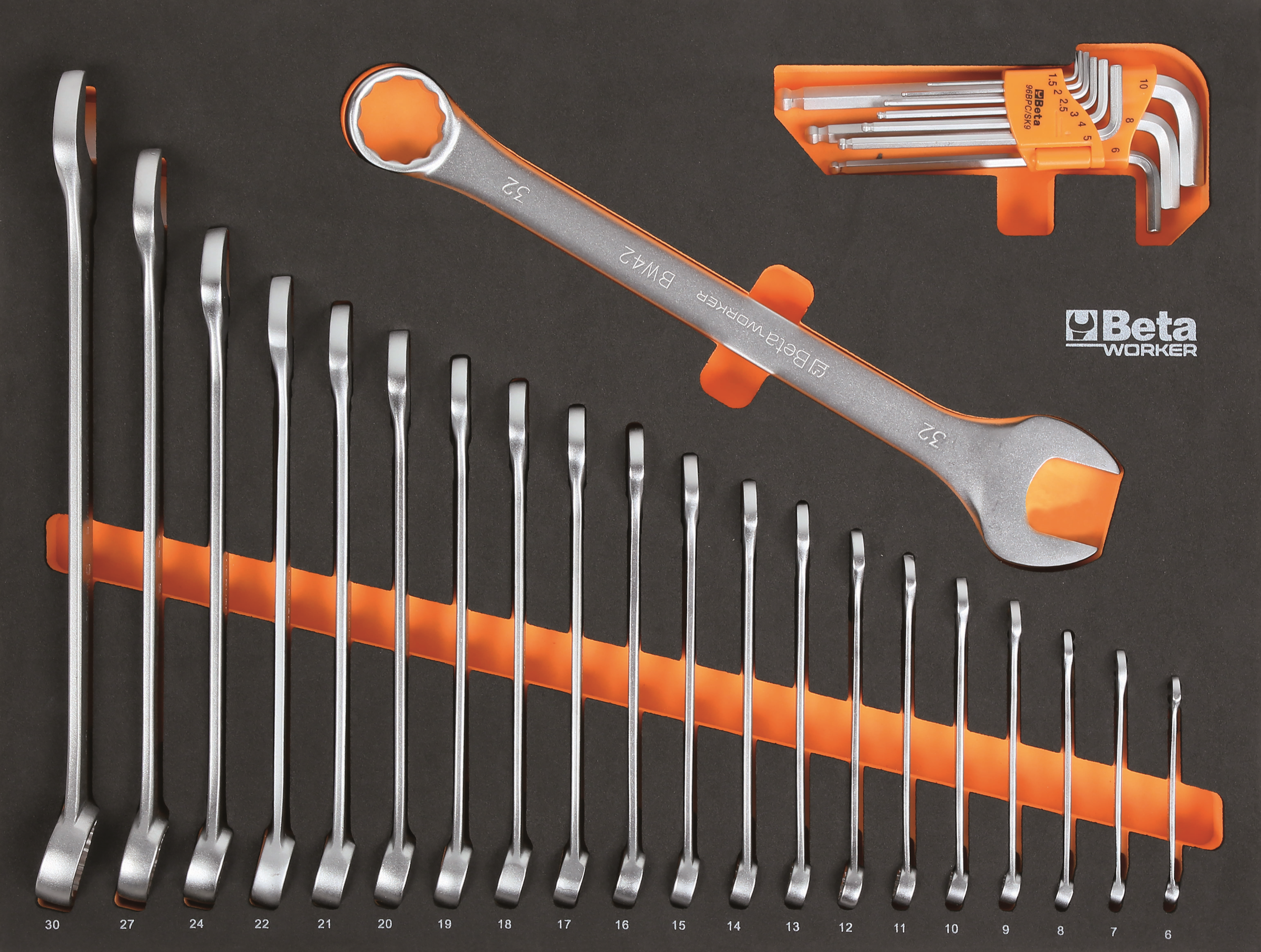 Beta C45PRO 2.0 système d’atelier, plateau bois, avec set d’outils 268 pièces Image 2