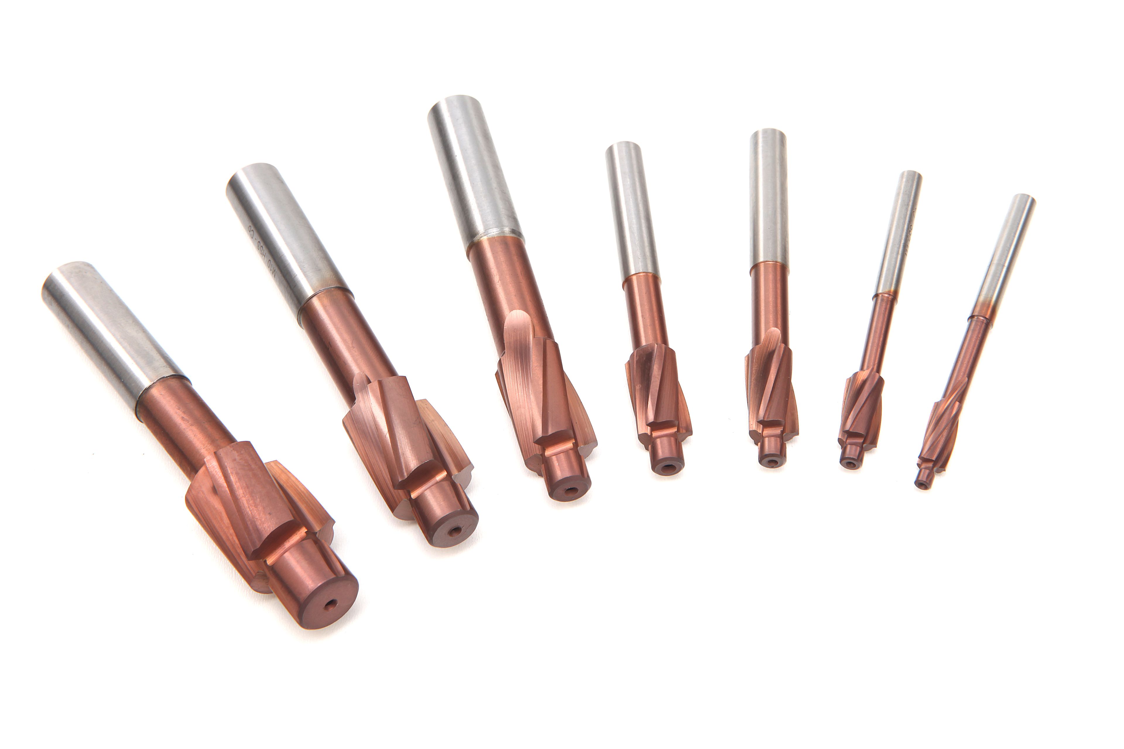 HBM 7 Delige HSS - 5% Cobalt Inbus Verzinkfrezenset Image 2