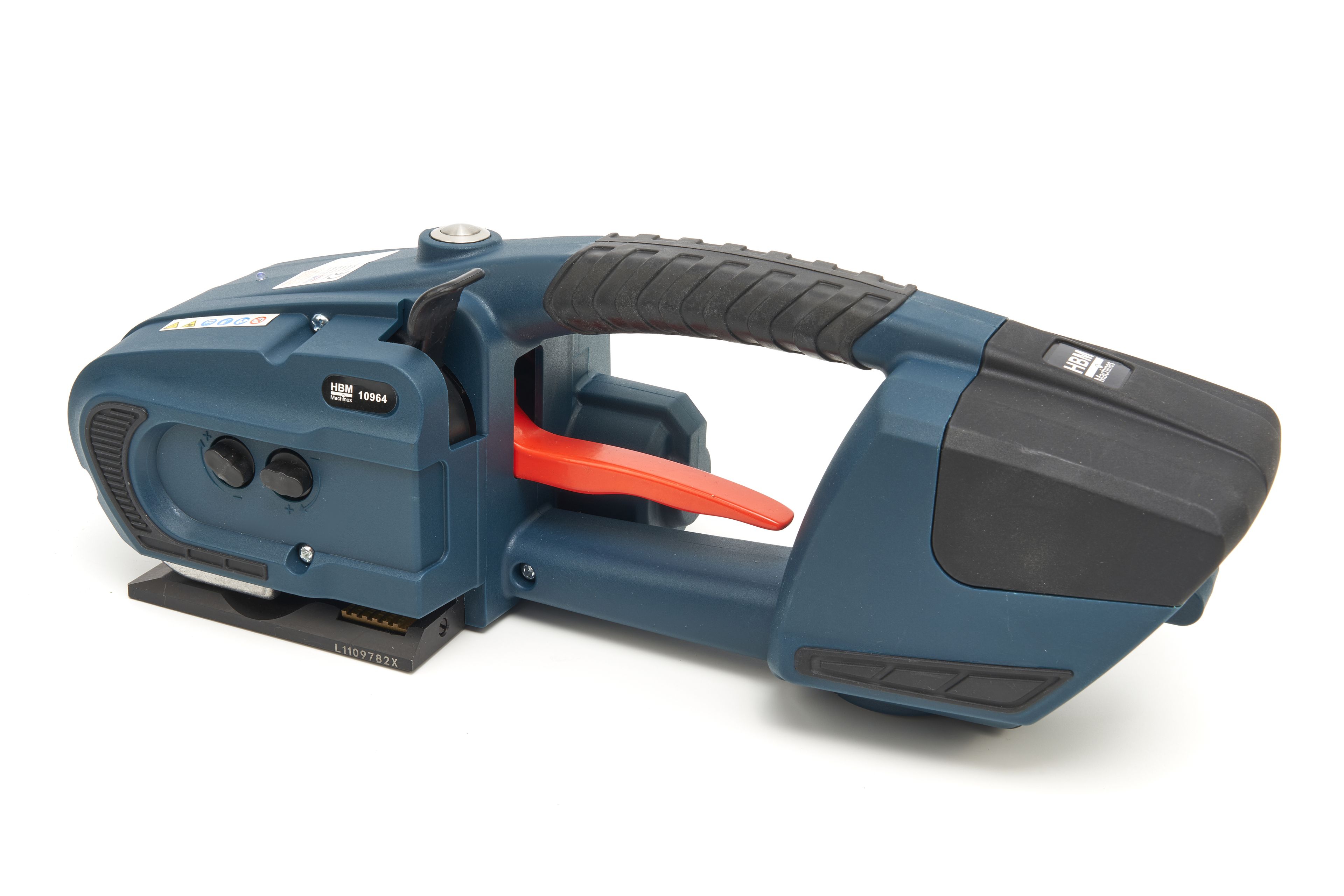 HBM Professioneel 12 Volt 4.0AH Omsnoeringsapparaat Voor Het Lassen Van Kunststofbanden Inclusief 2 Accu's Image 6