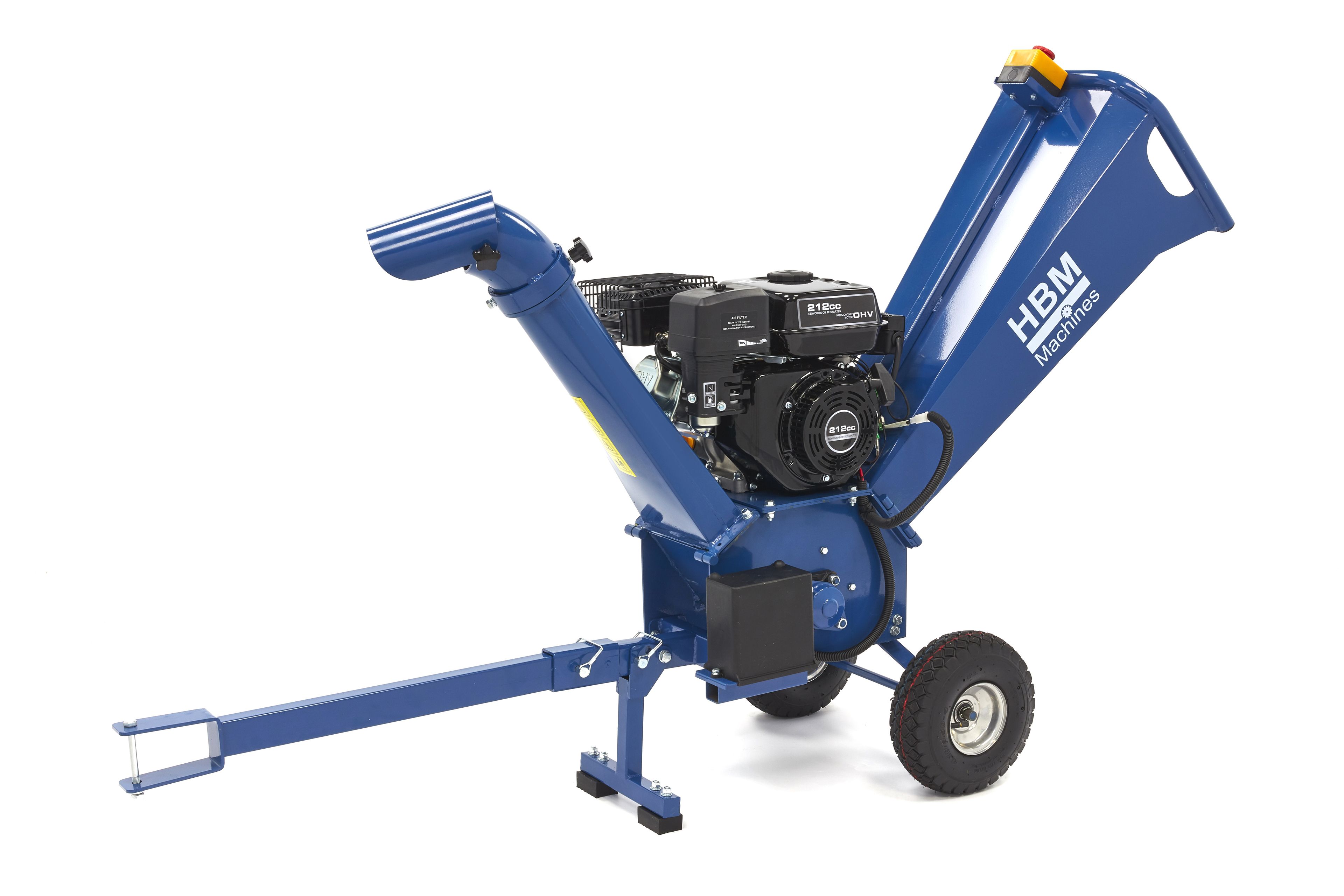 HBM Benzine hakselaar - houtversnipperaar 4 Takt 7 PK - 212 cc Image 2
