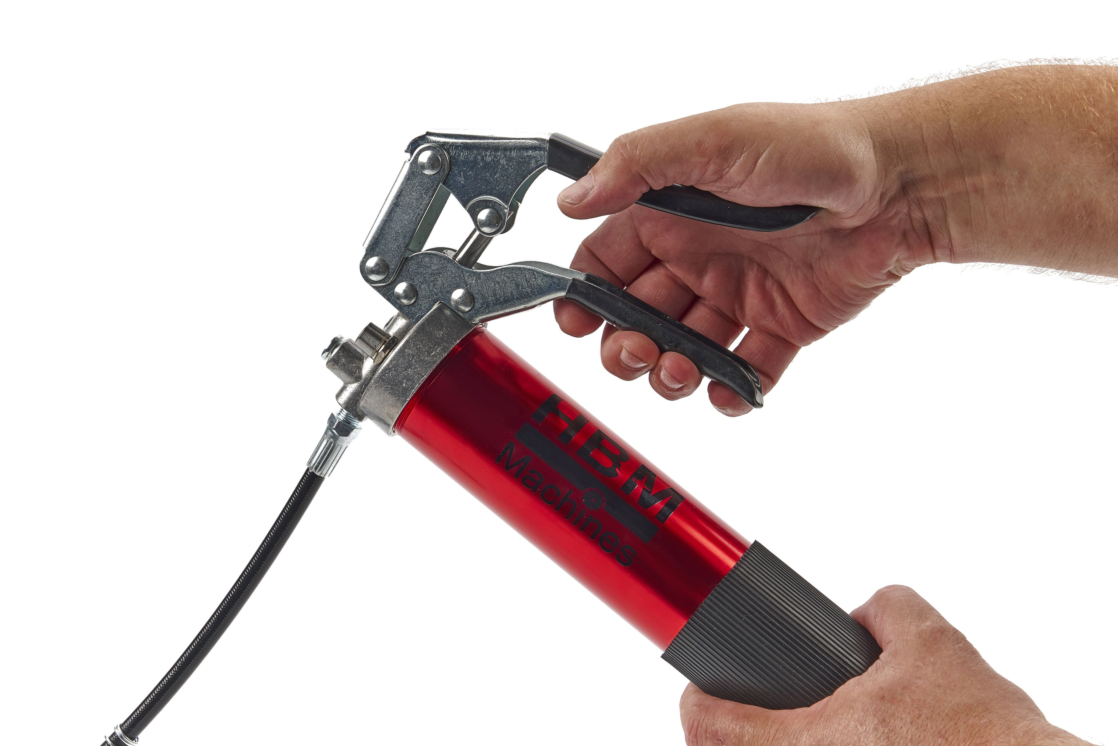 HBM Pistolet à graisse à ciseaux professionnel, pistolet à graisse avec poignée de pistolet Image 5