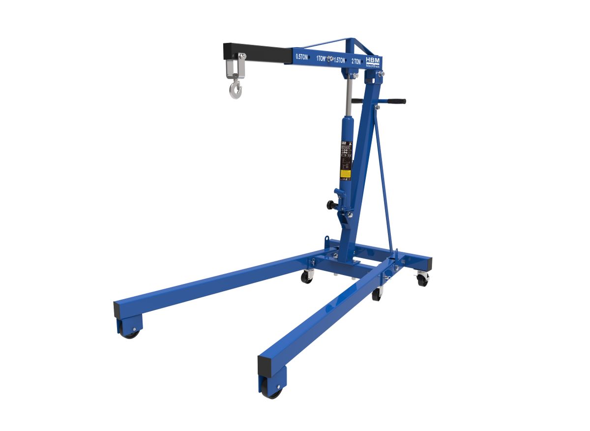 HBM Grúa de taller plegable de 2 toneladas