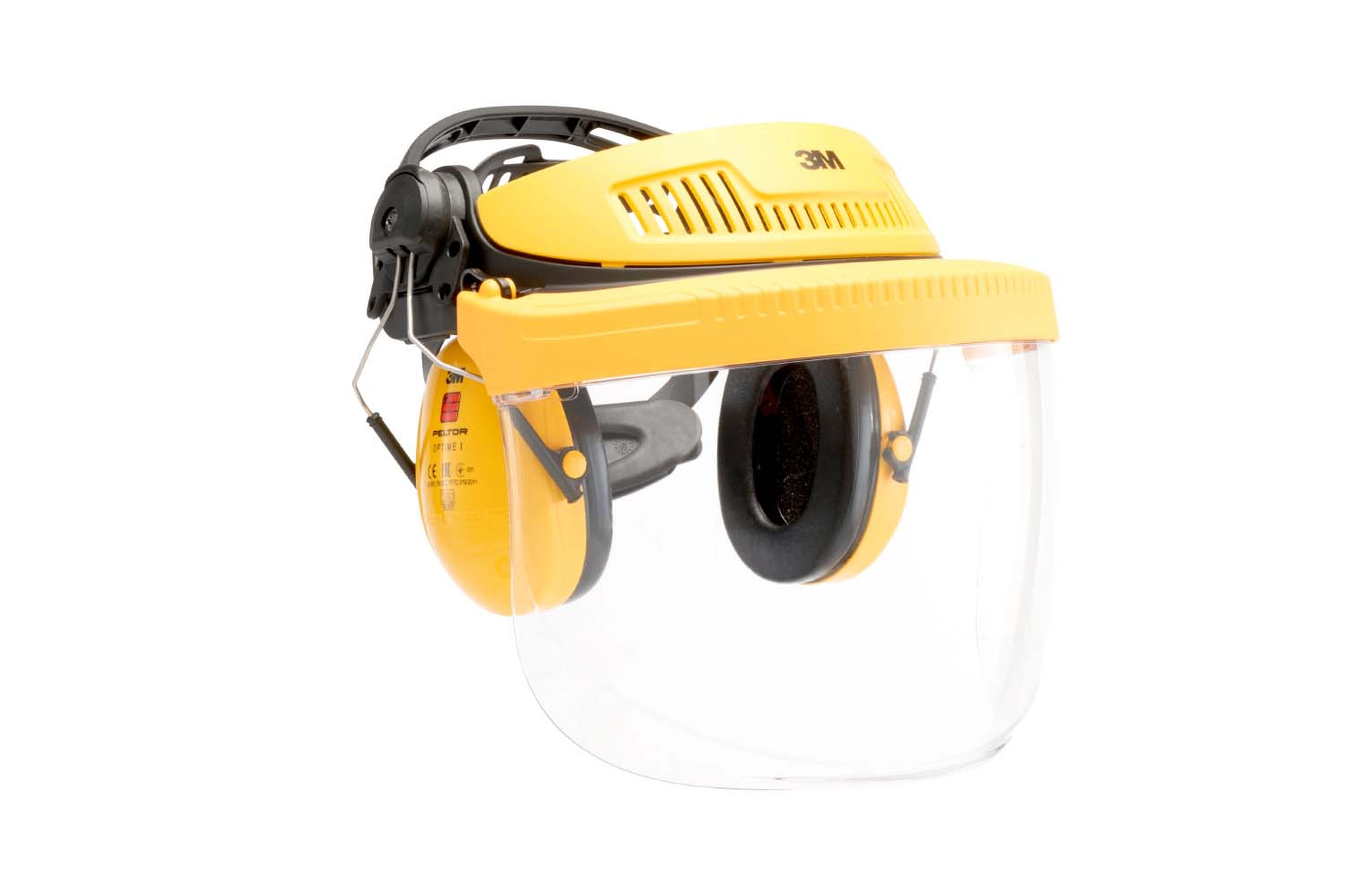 Combinaison 3M PELTOR G500 avec casque antibruit Optime I et visière 5F-11 Image 2