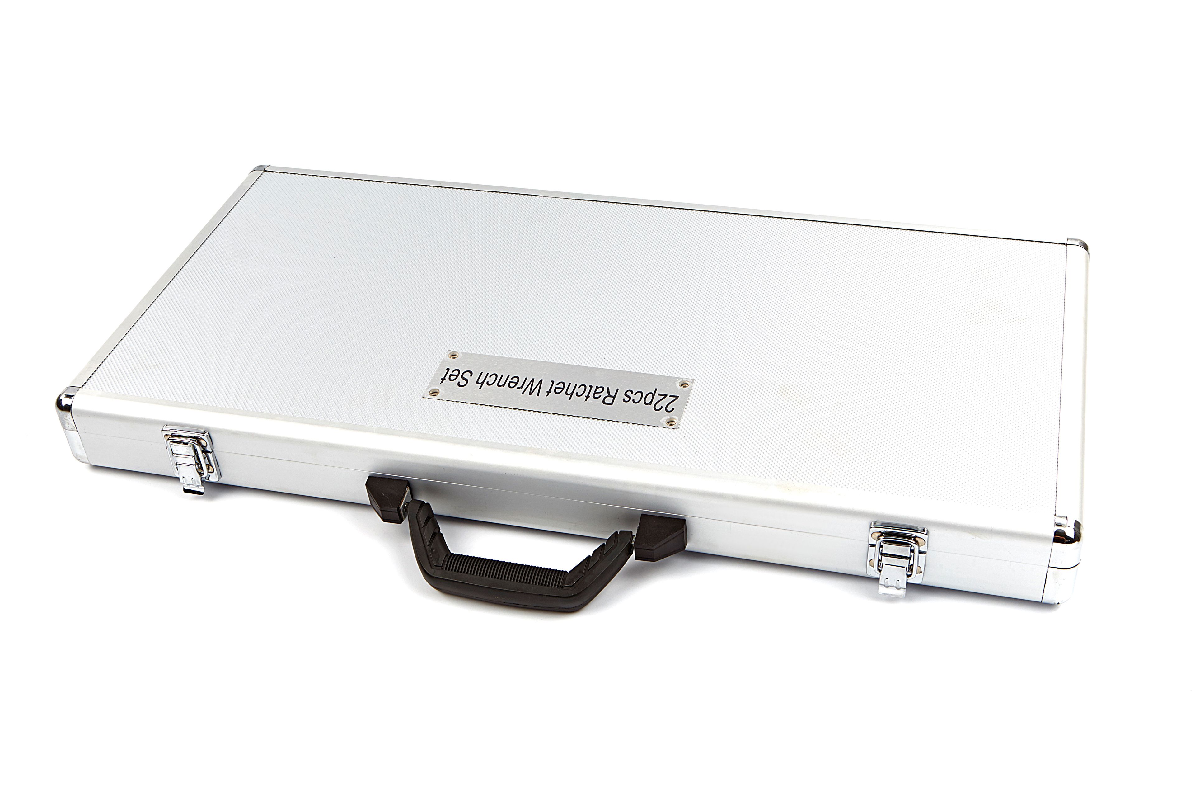 HBM Set di chiavi a cricchetto, 22 pezzi, professionale Image 6