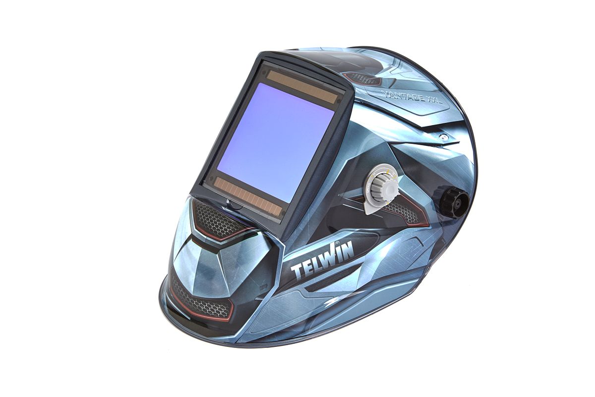 Telwin Automatik-Schweißhelm Vantage XXL, 802937, DIN 5 - 13, grau