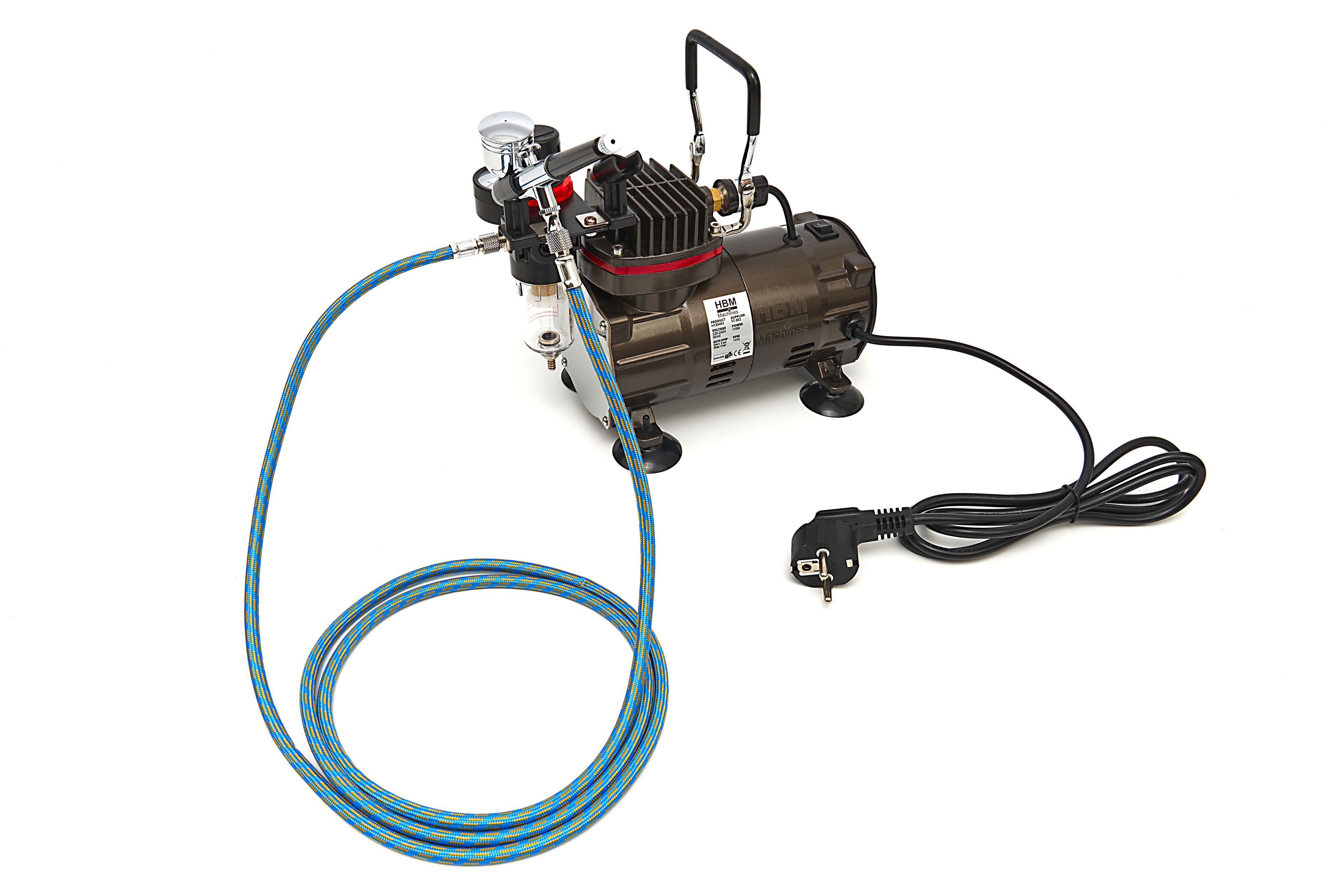 HBM Airbrush Compressor Set 110 Watt Image 9