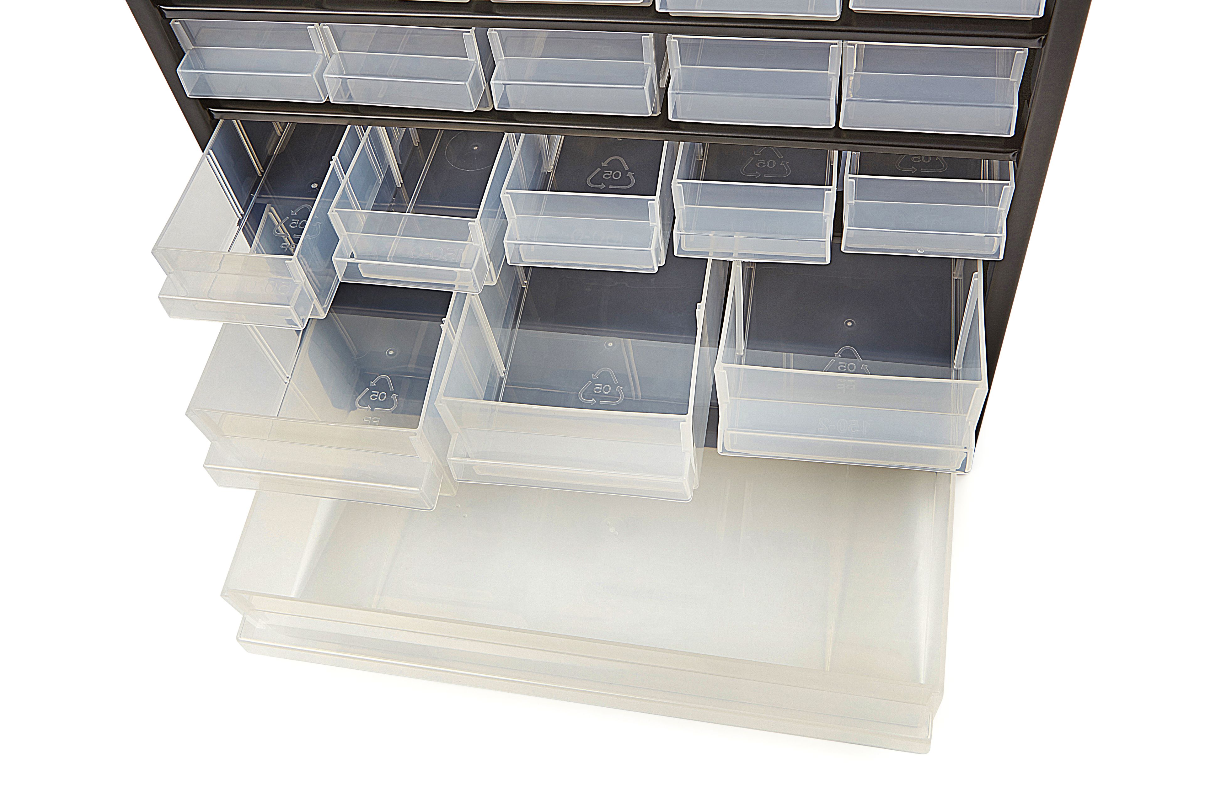 Raaco 24 Cajones Caja de Cajones Metálica con 10 Separadores Image 4