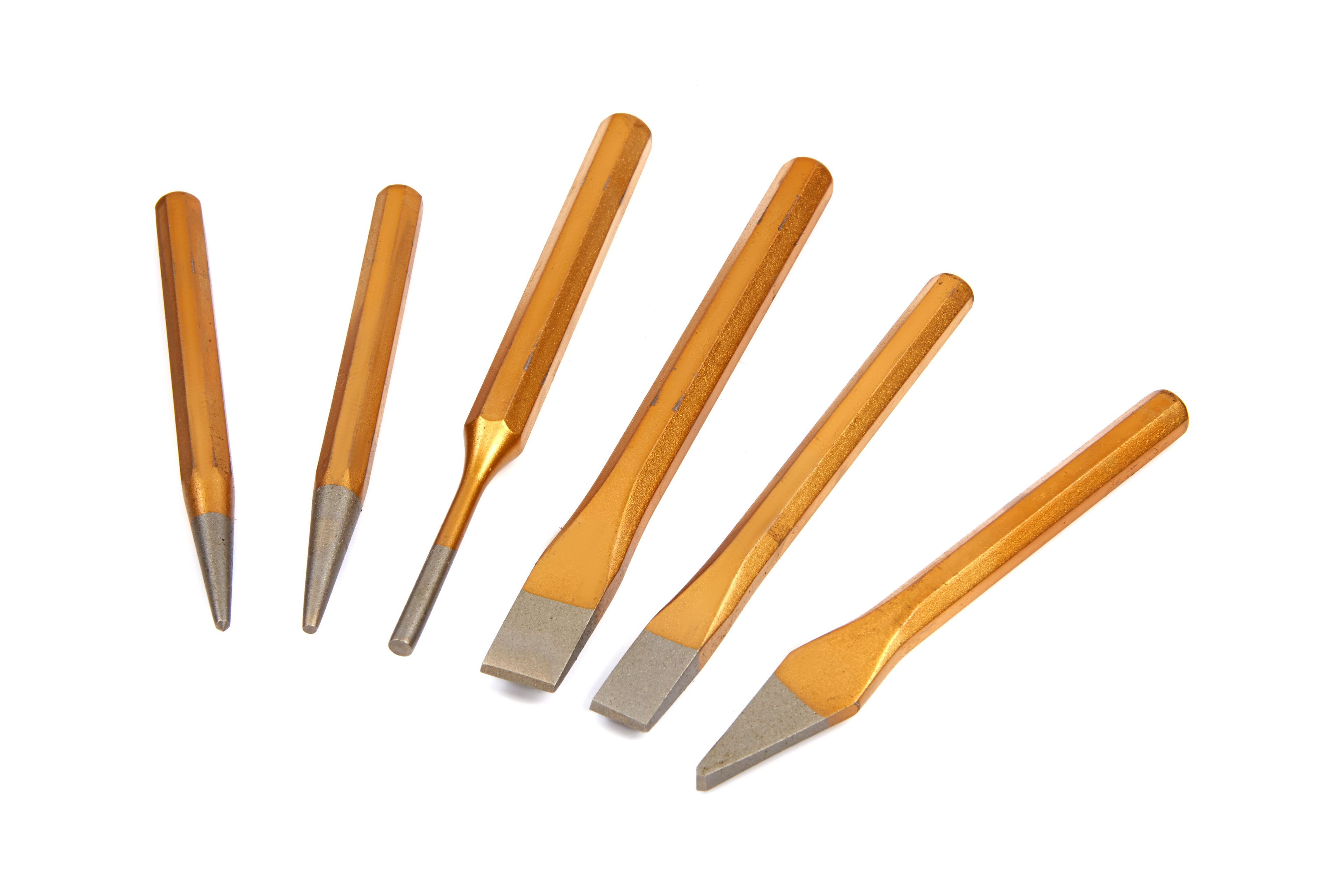 HBM 6-teiliger Kaltmeißelsatz Image 2