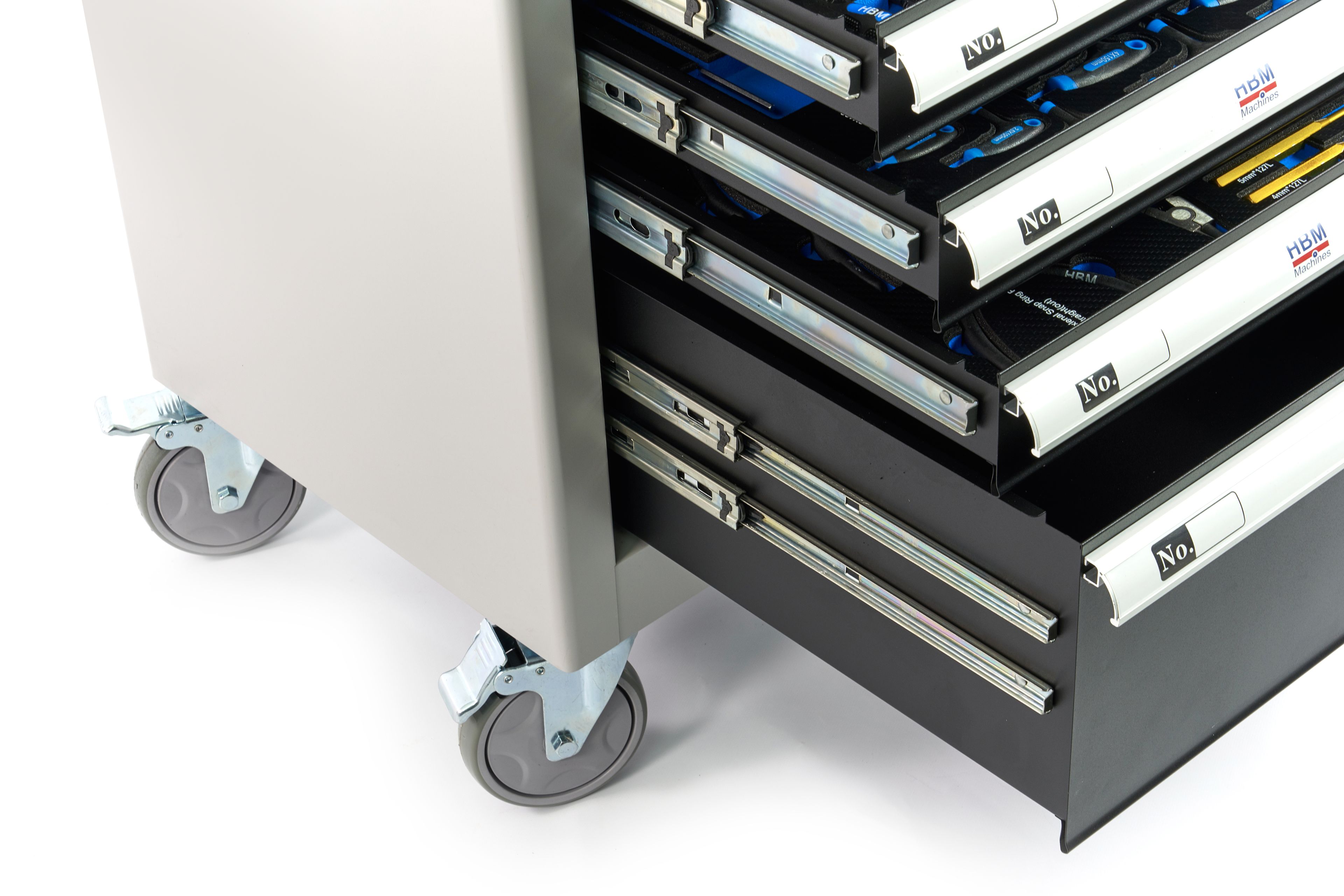 HBM gefüllter Werkstattwagen 245-teilig metrische Größen, schwarz Image 25