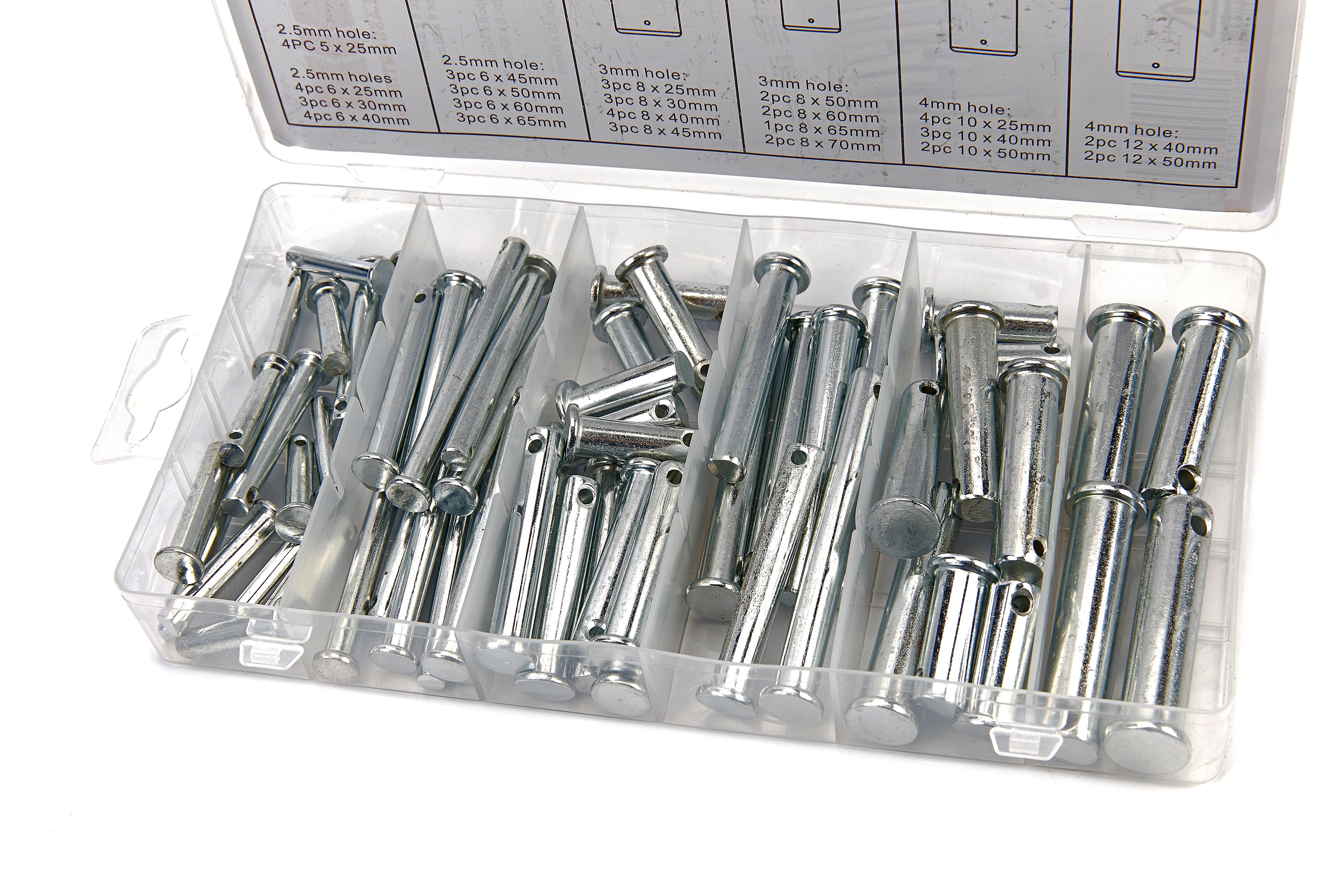 Assortimento di perni di bloccaggio HBM da 60 pezzi Image 2