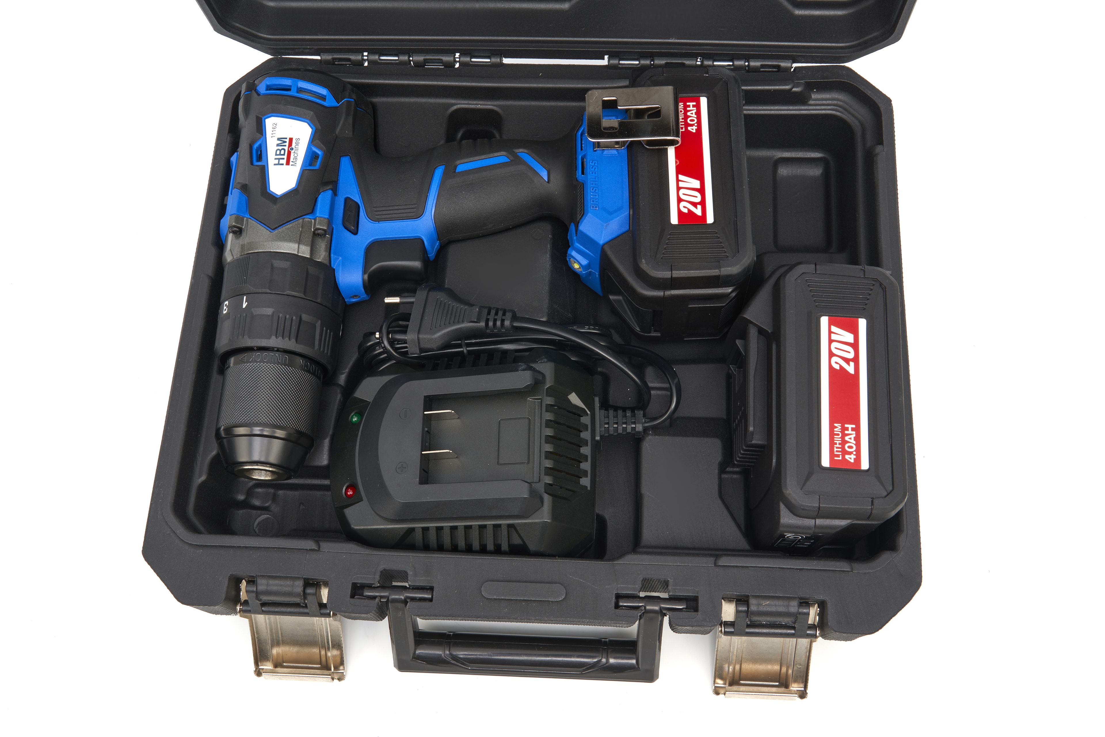 HBM Professionele 20 Volt 4,0AH Accuboormachine Met Klopfunctie Image 7