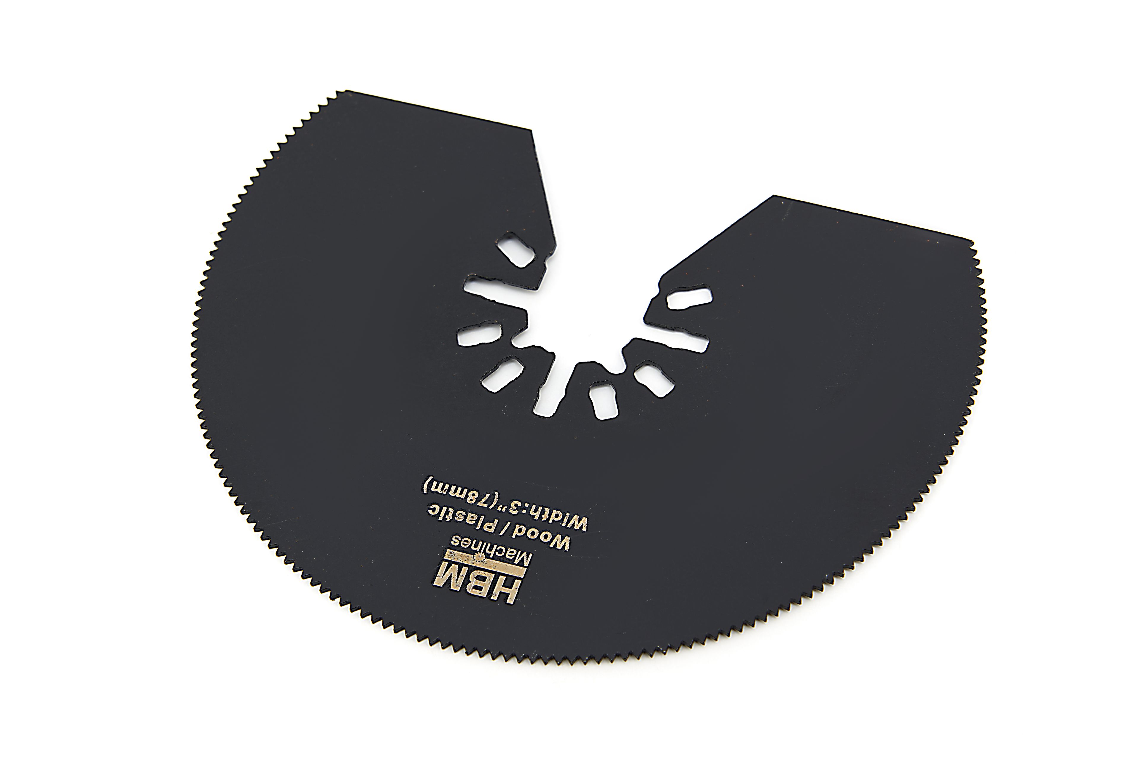HBM 78 mm. Sägeblatt Halbrund für Holz und Kunststoff für Multitool Image 2