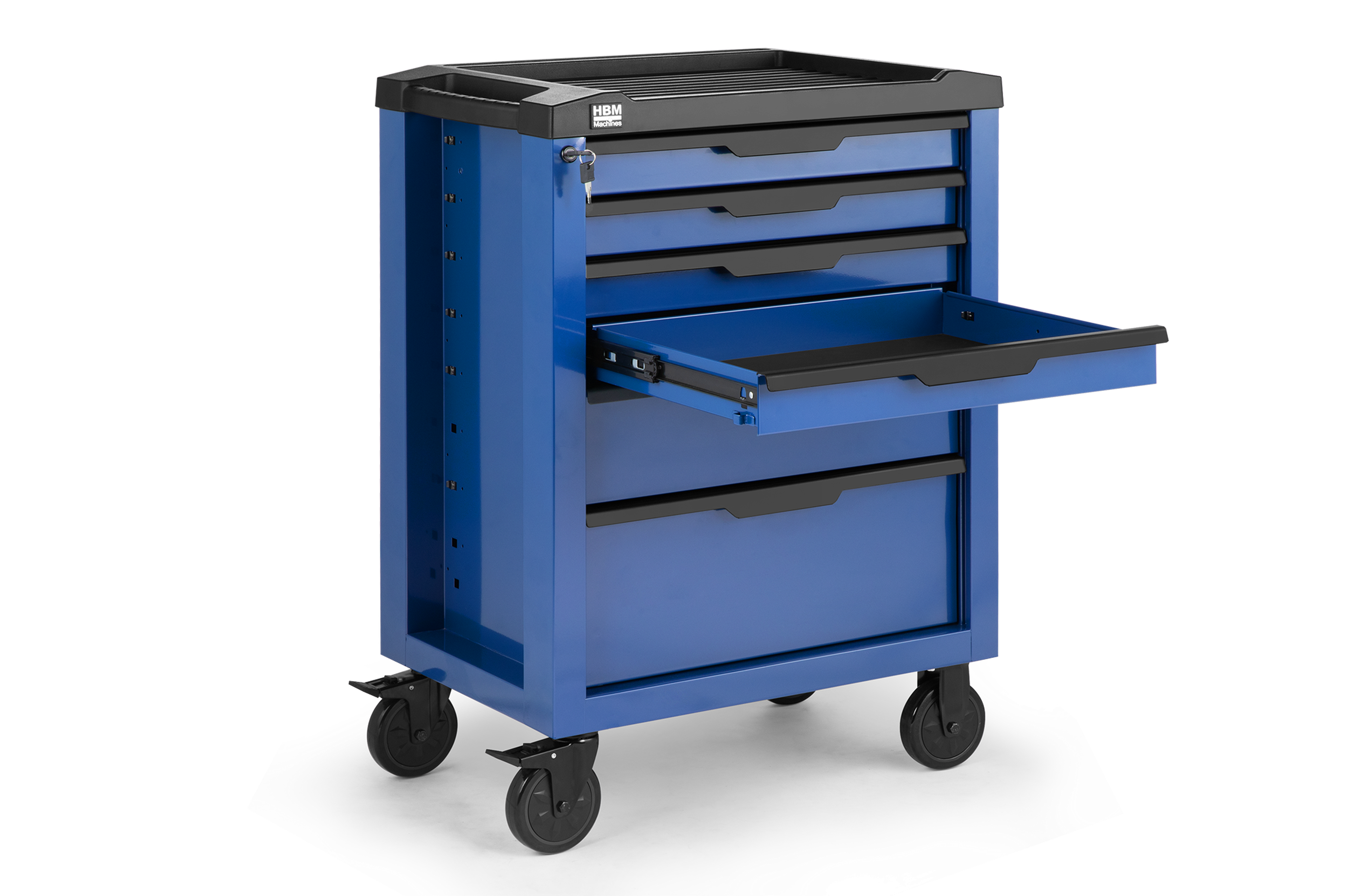 HBM Werkzeugwagen 6 Schubladen, 70,8 cm, blau Image 5