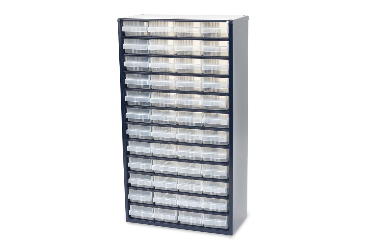 Raaco 137393 Schubladenkommode mit 48 Schubladen - 306 x 150 x 552 mm.