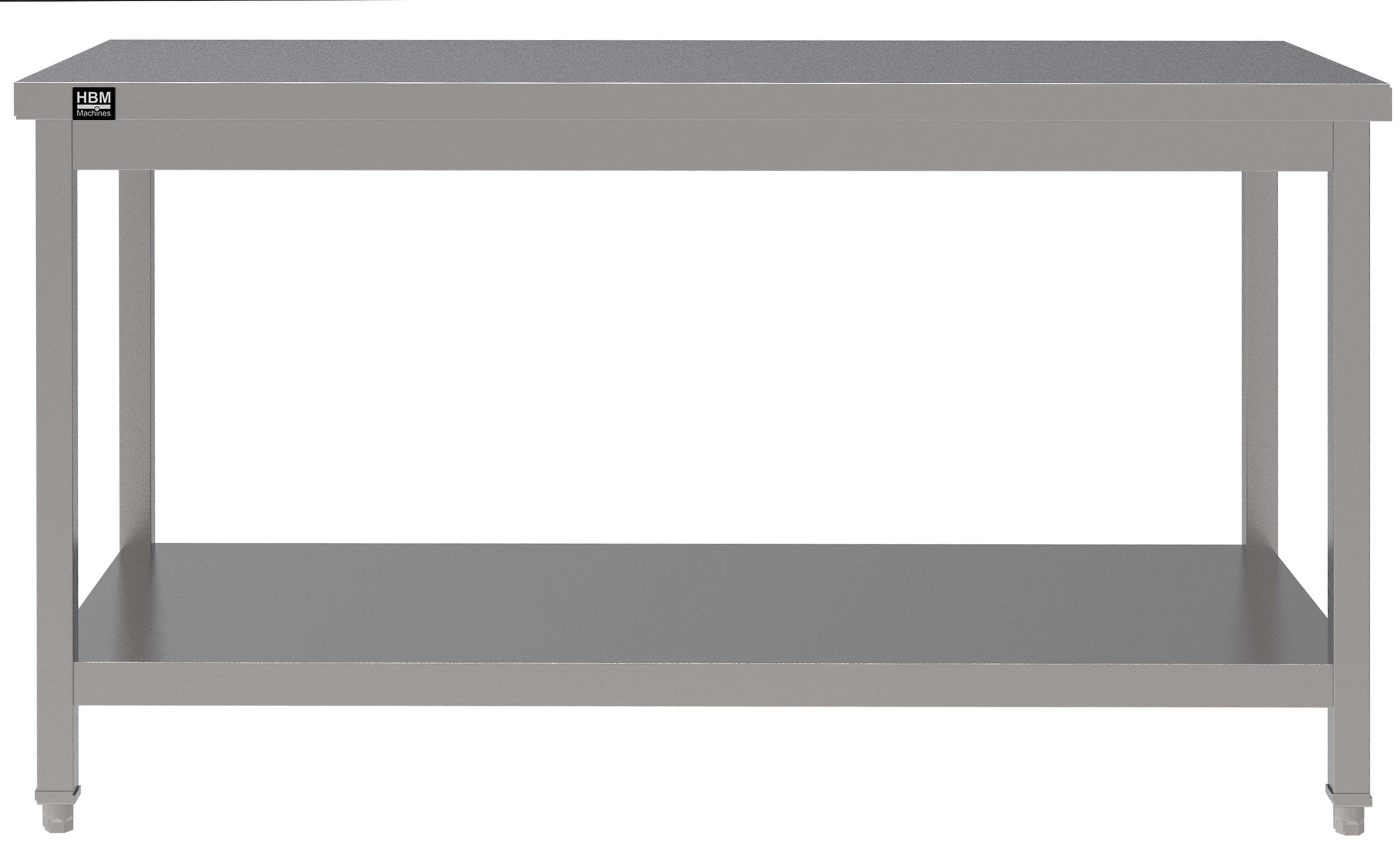 HBM Banco da Lavoro Acciaio Inox 150 cm Image 2
