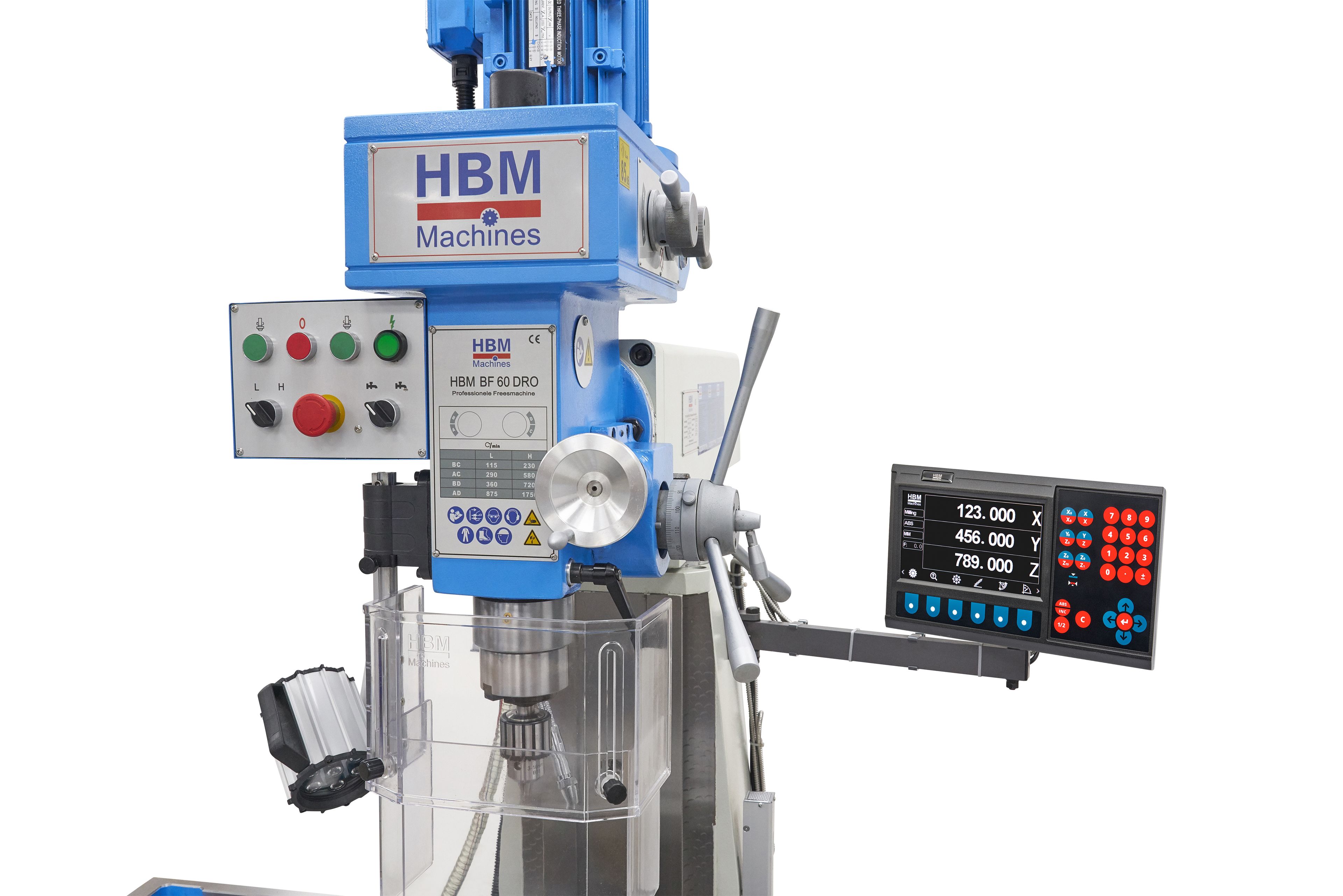 HBM Fräsmaschine BF 60 Profi digitale Anzeige Image 6