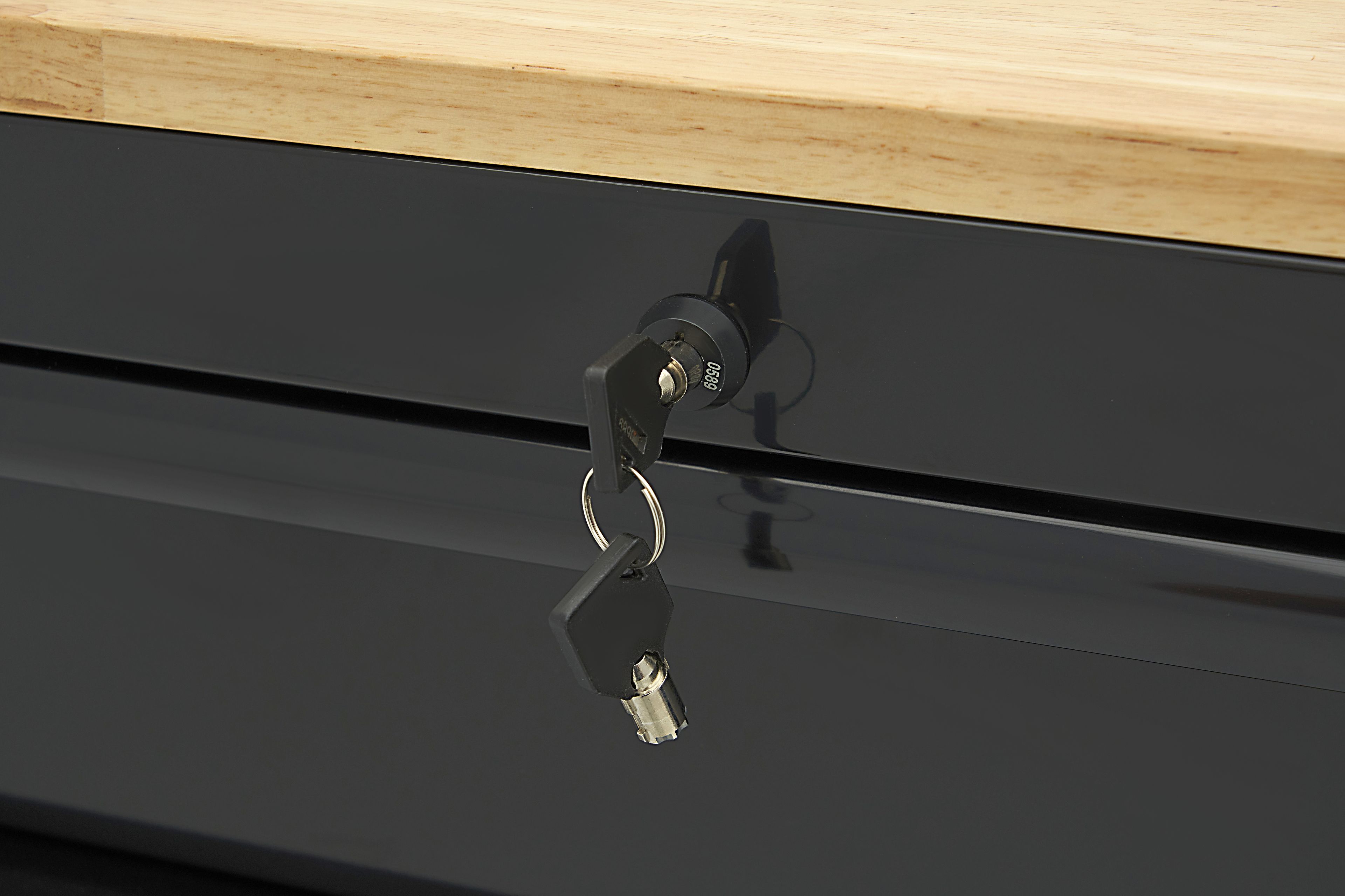 Carro de herramientas HBM de 11 cajones 109 cm negro Image 15