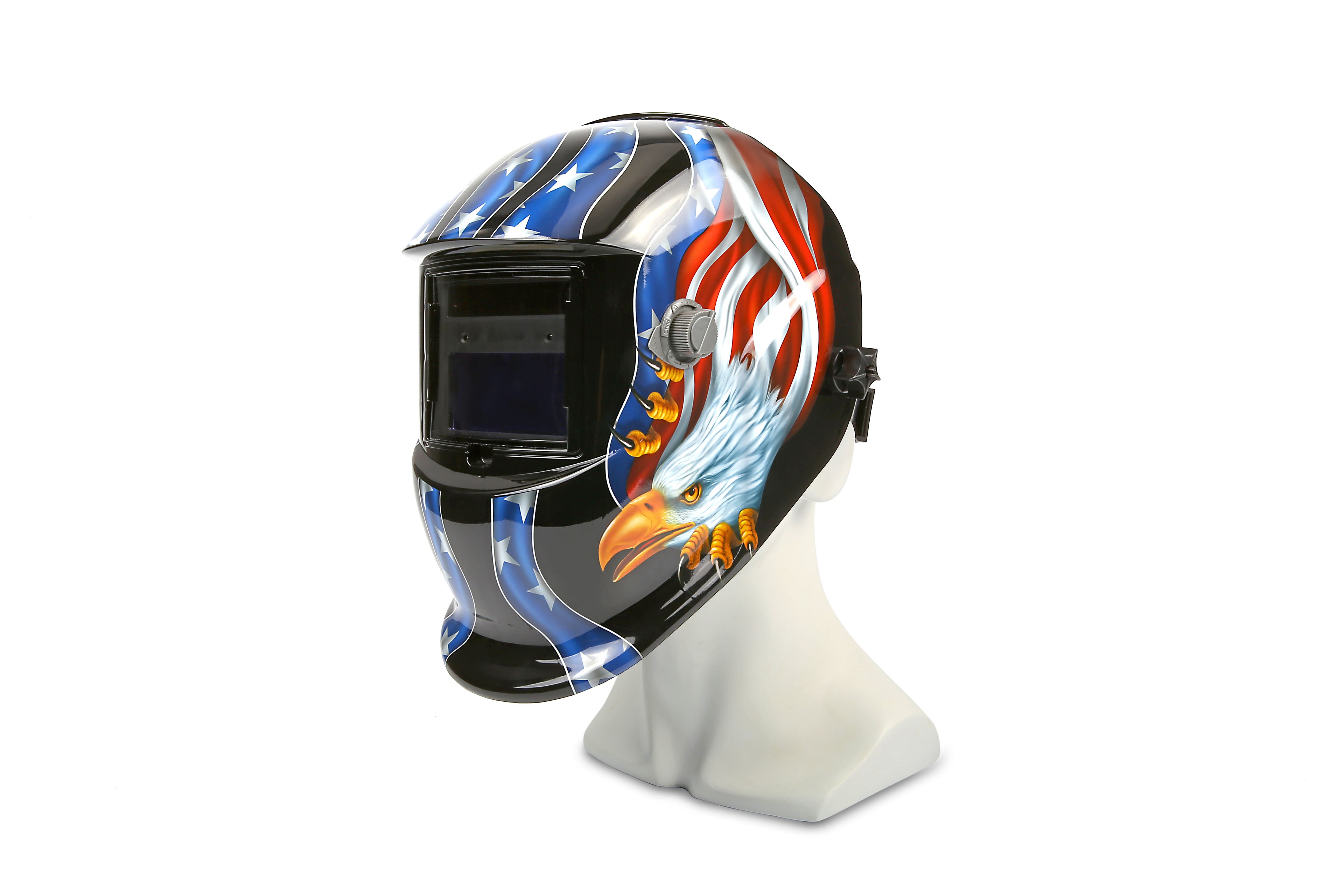 Casco da Saldatura Automatico HBM Modello 9 - Aquila USA Nera Image 3