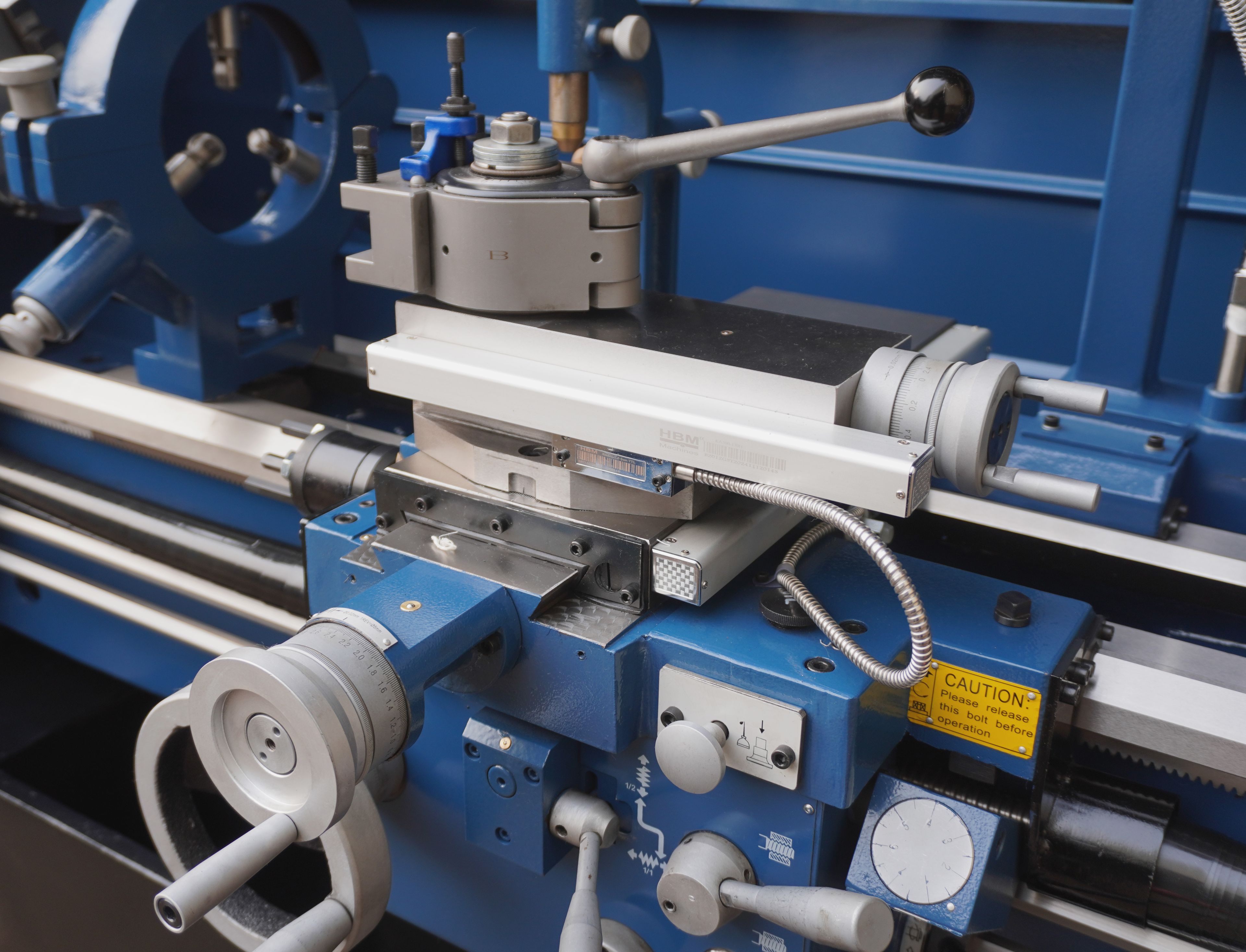 HBM tornio per metallo 410 x 1500 DRO 400 Volt Image 4