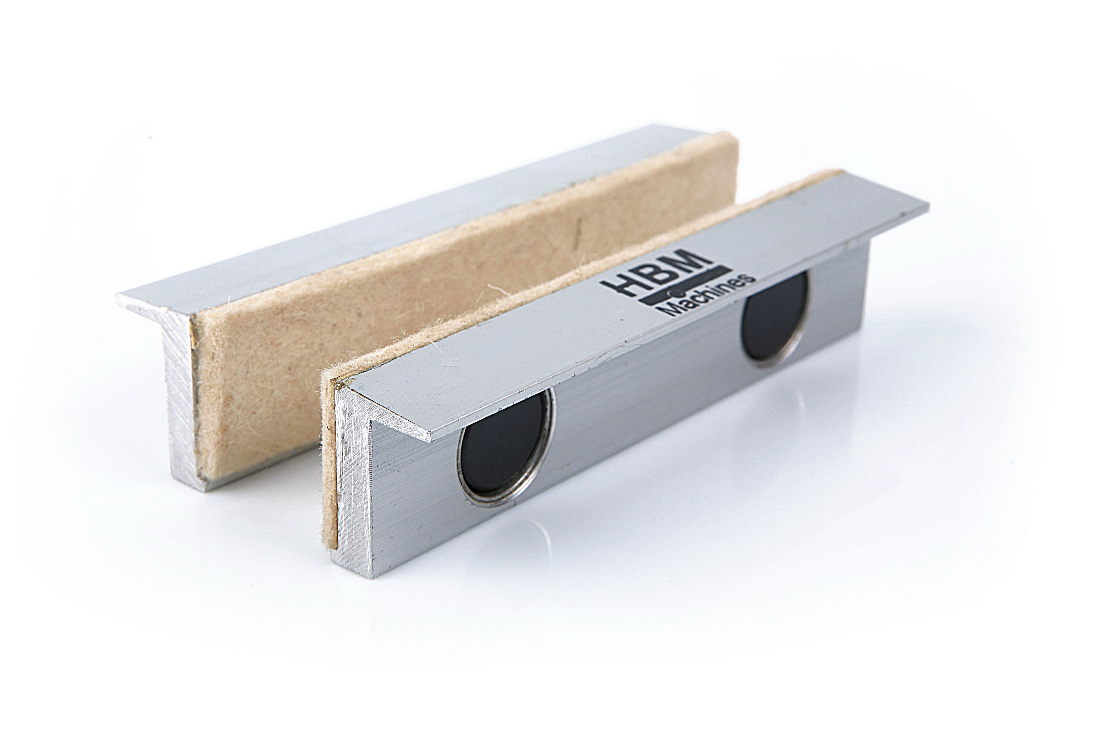 Bacini in alluminio HBM con feltro 150 mm