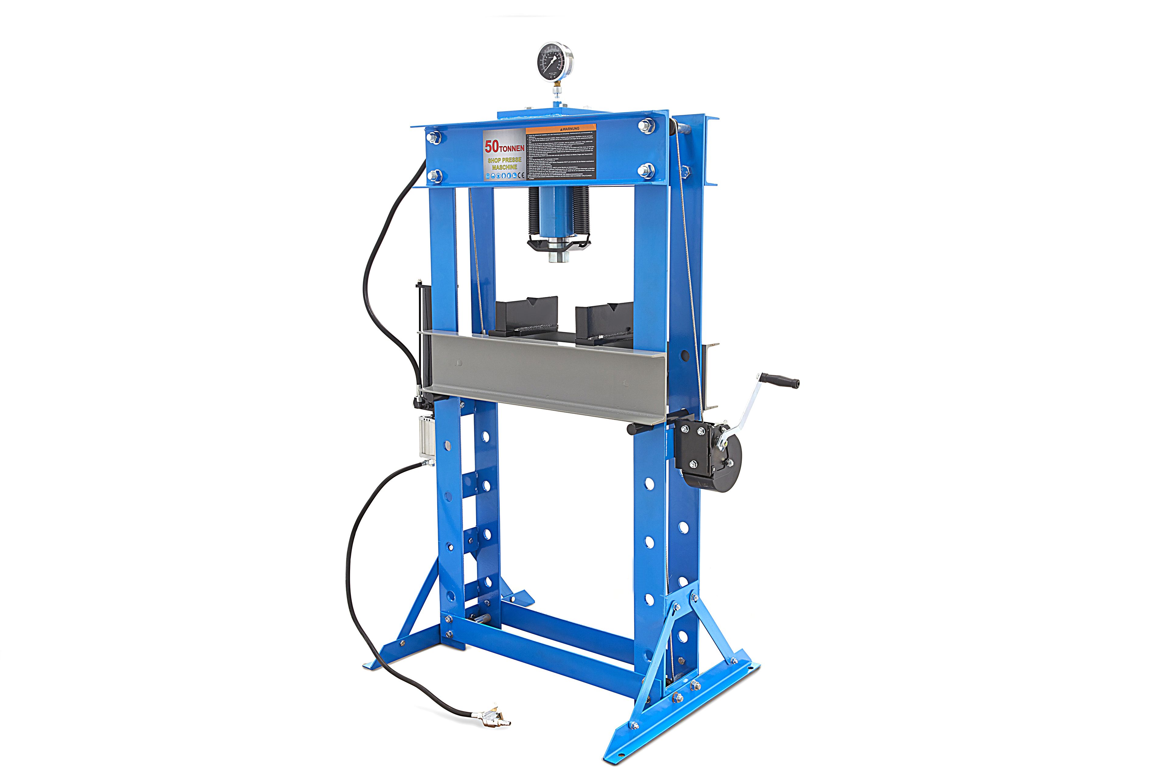 HBM Presse d'atelier pneumatique professionnelle de 50 tonnes