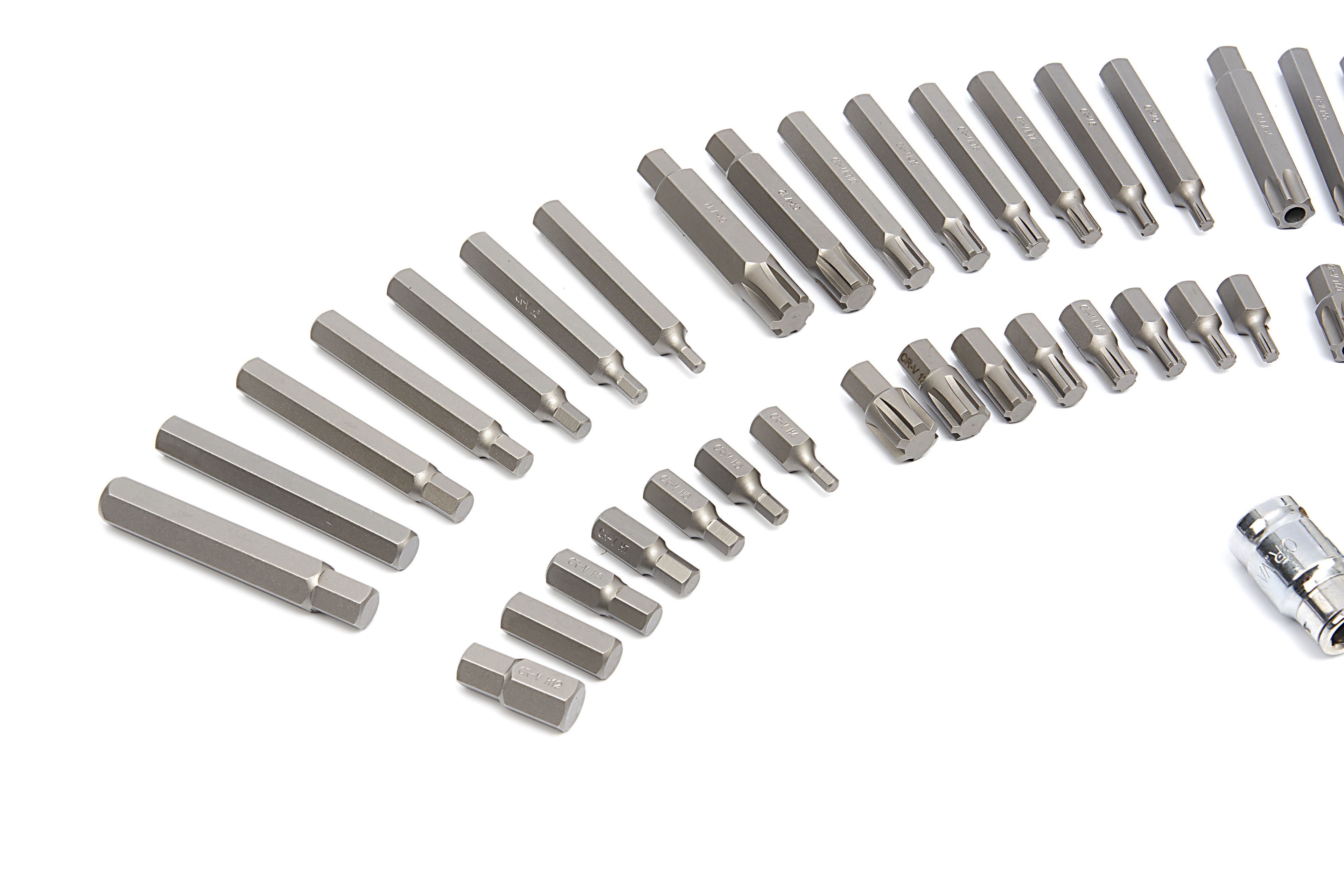 HBM Juego de vasos Hex, Torx, Spline y Ribe de 75 piezas Image 7