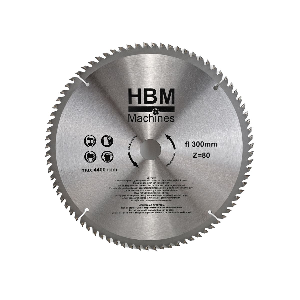 HBM 300 mm HM sierras circulares