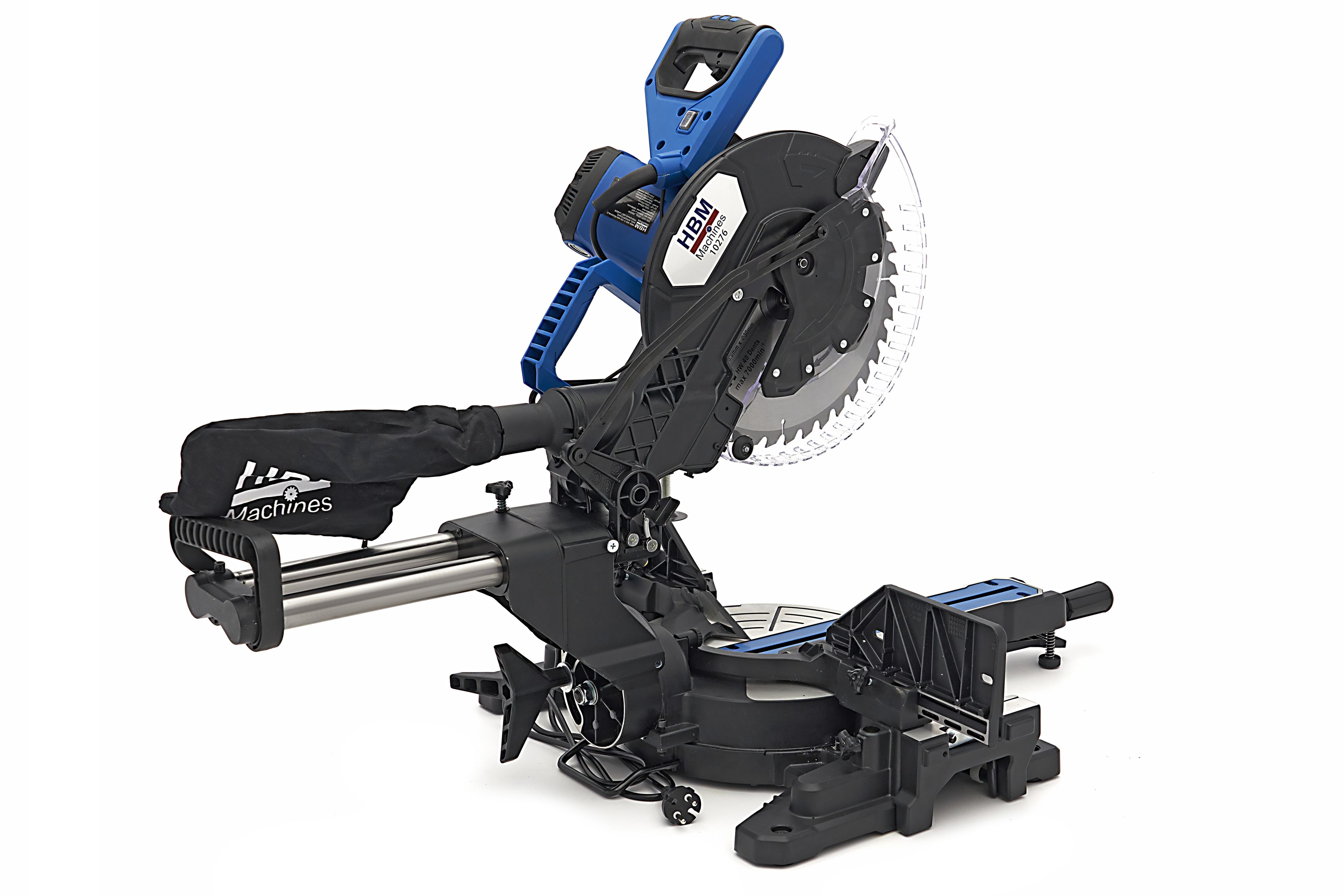 HBM 305 x 108 mm Scie à bras radial, scie à tronçonner, scie à traction avec laser Image 12