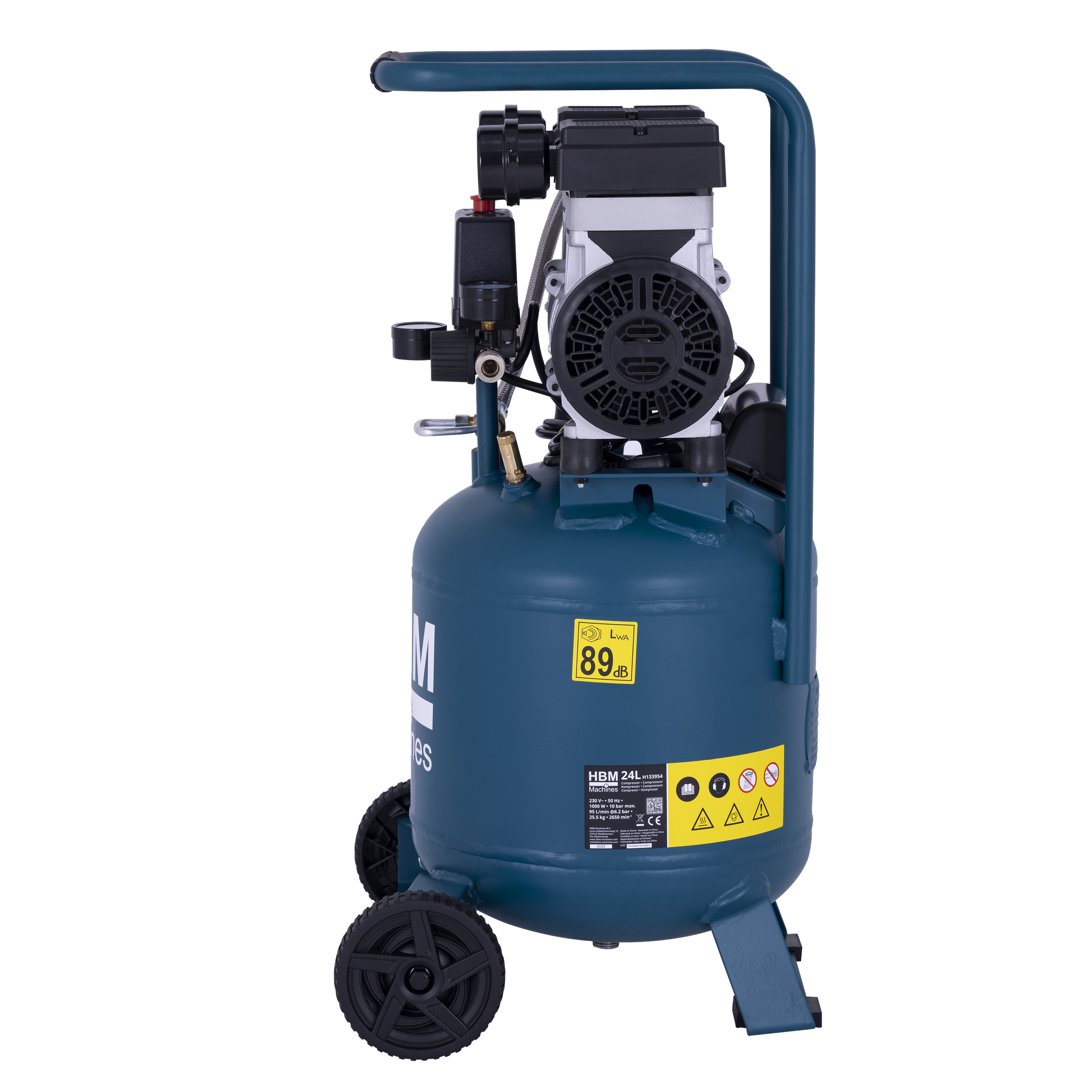 HBM Compresseur vertical silencieux 24 litres Image 5