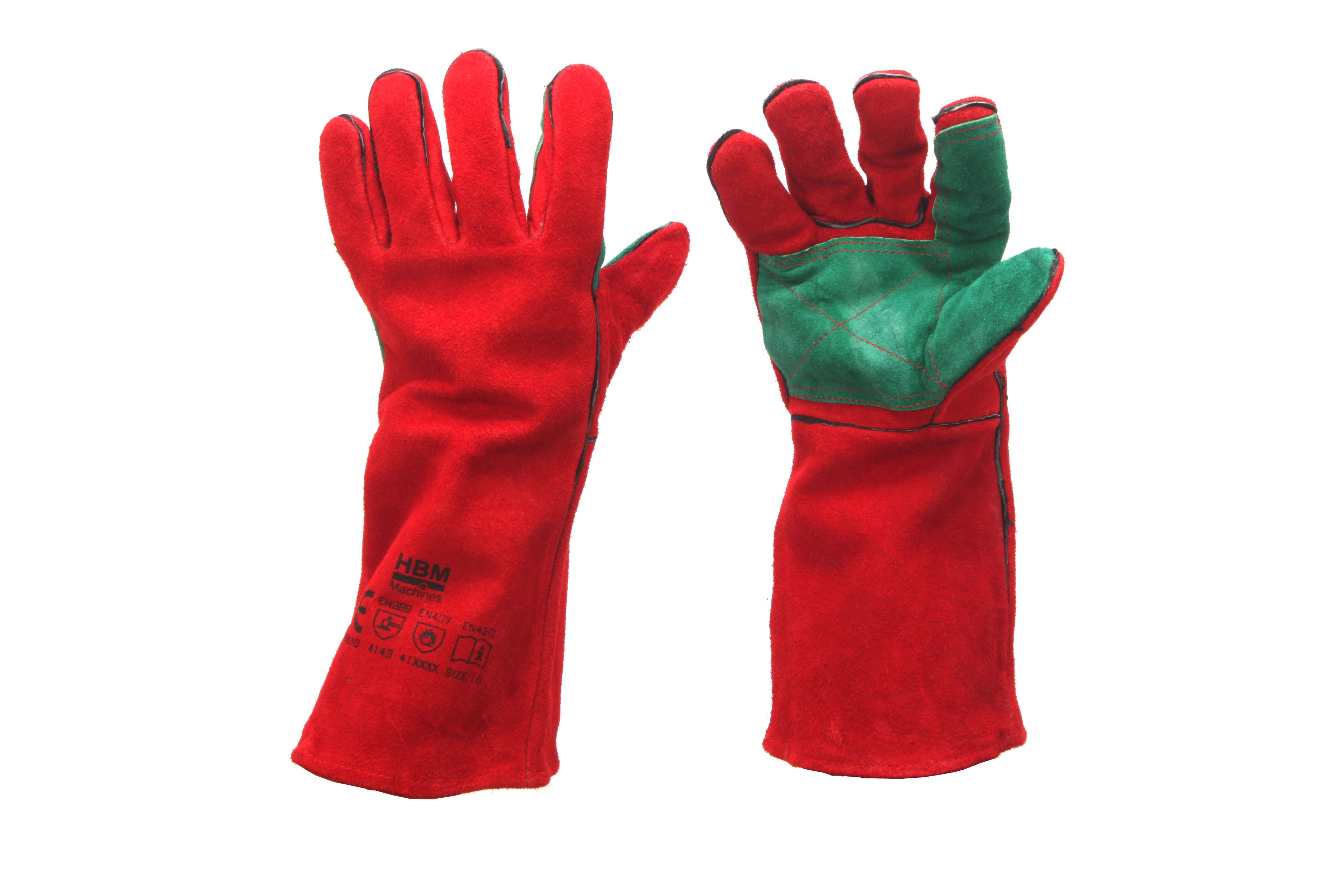 HBM Gants de soudage professionnels 400 mm