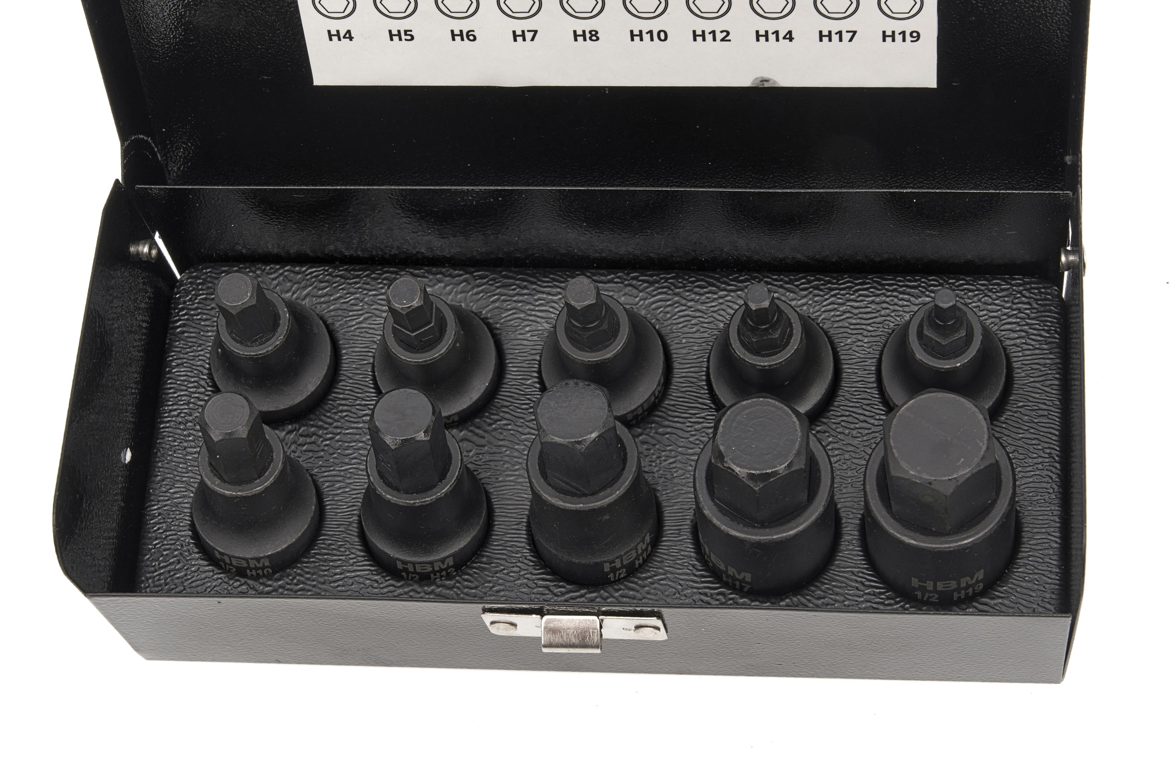 Set di 10 inserti di potenza HBM professionali da 1/2 pollice H4-H19 Image 4