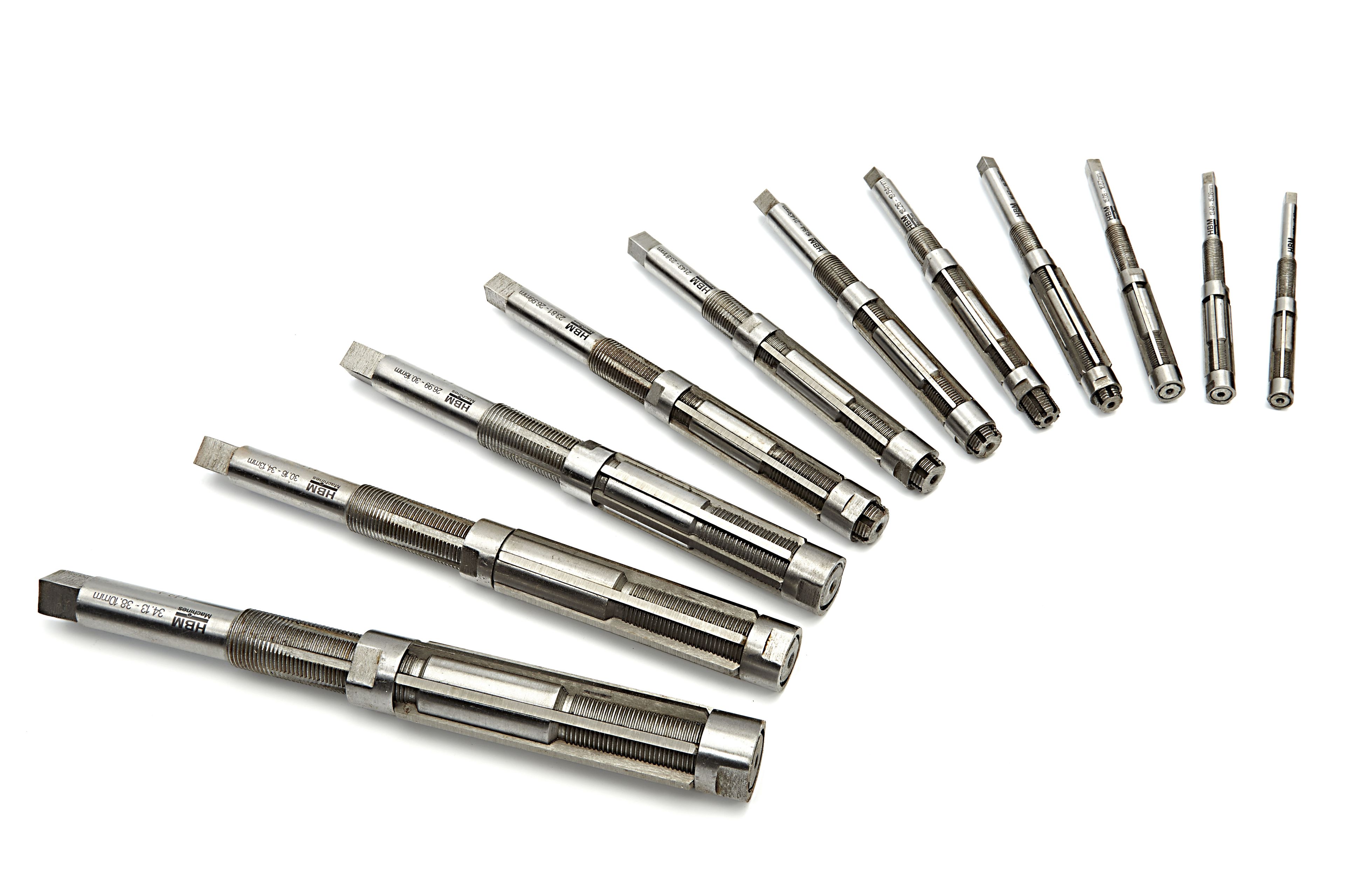 HBM 11 Lieferbarer Reibahlensatz 12mm T/M 35mm