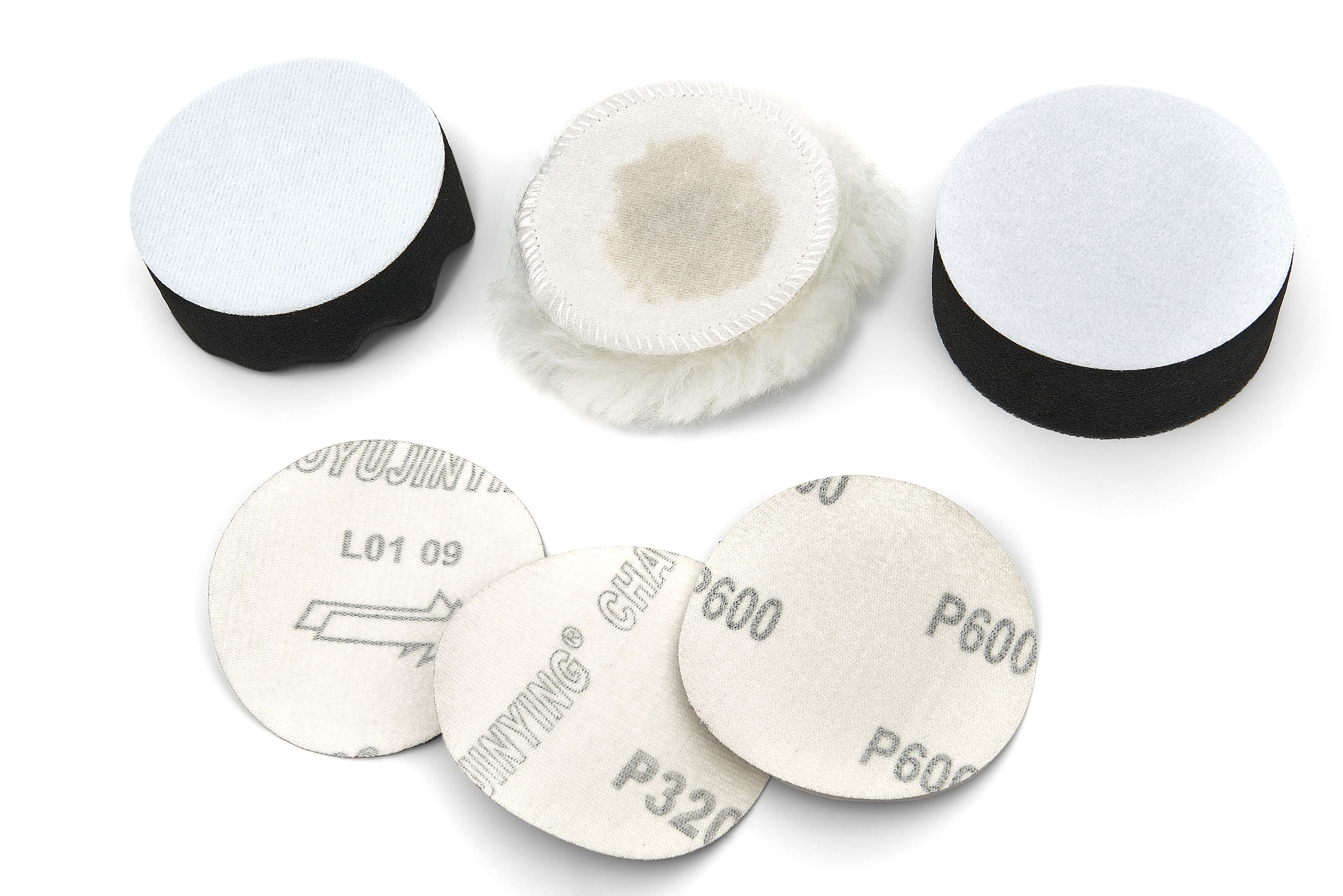 HBM 75 mm. Set di Lucidatura e Carteggiatura da 6 pezzi Image 2