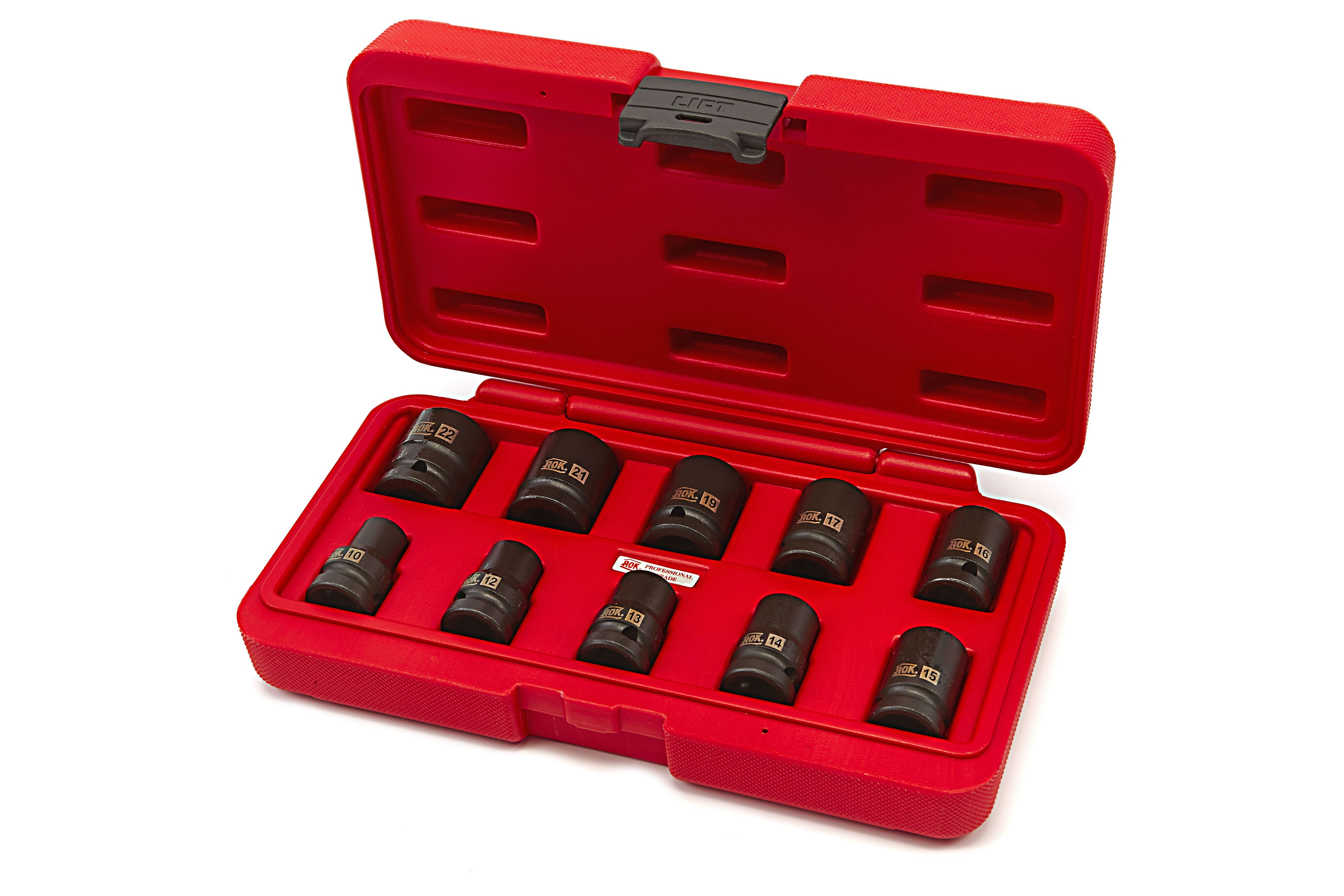 AOK 10 delige 1/2 inch Krachtdoppenset