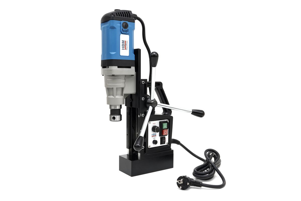 HBM Taladro magnético profesional de 50 mm con velocidad variable