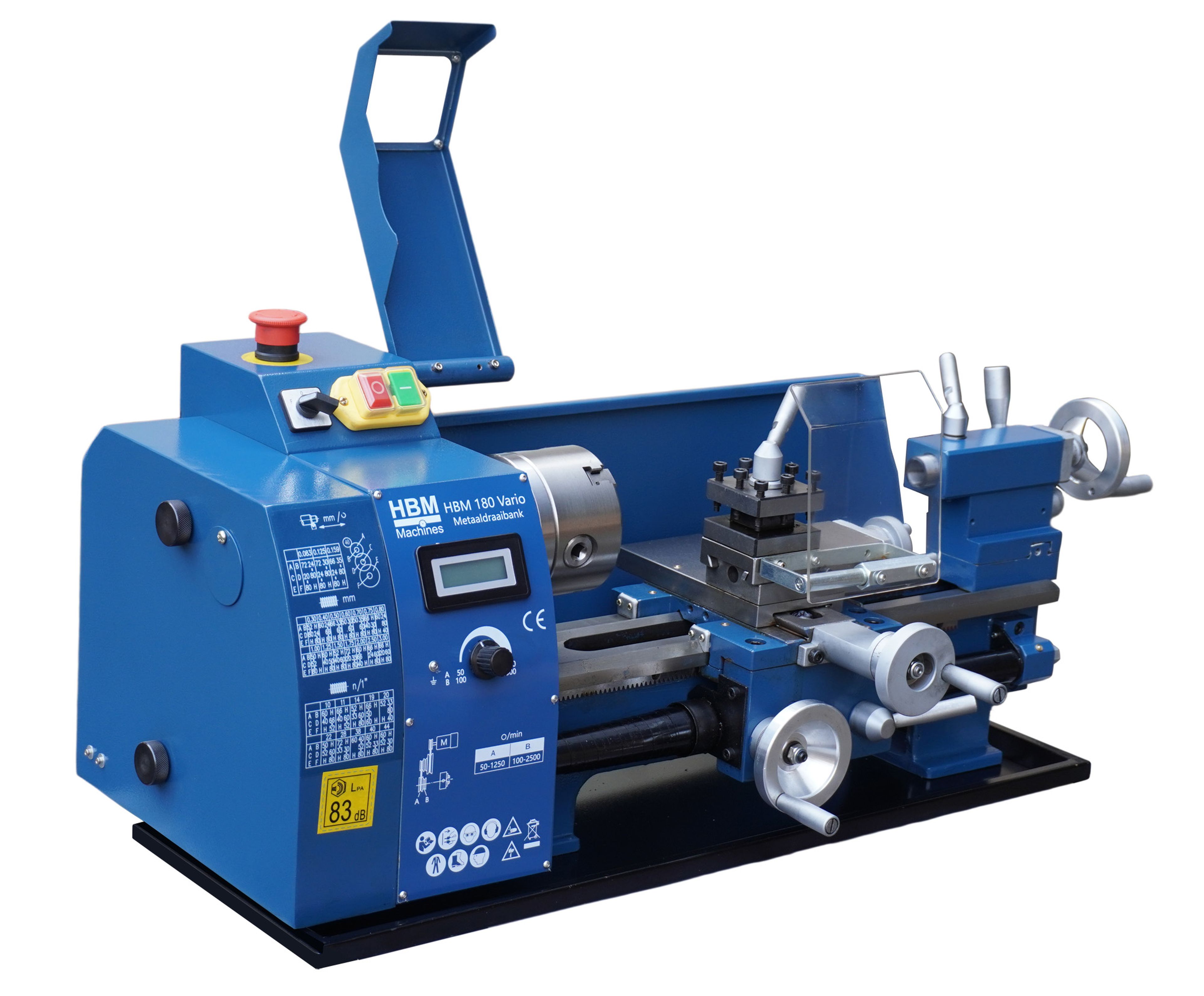 HBM mini tornio per metallo 180 x 300 vario Image 3