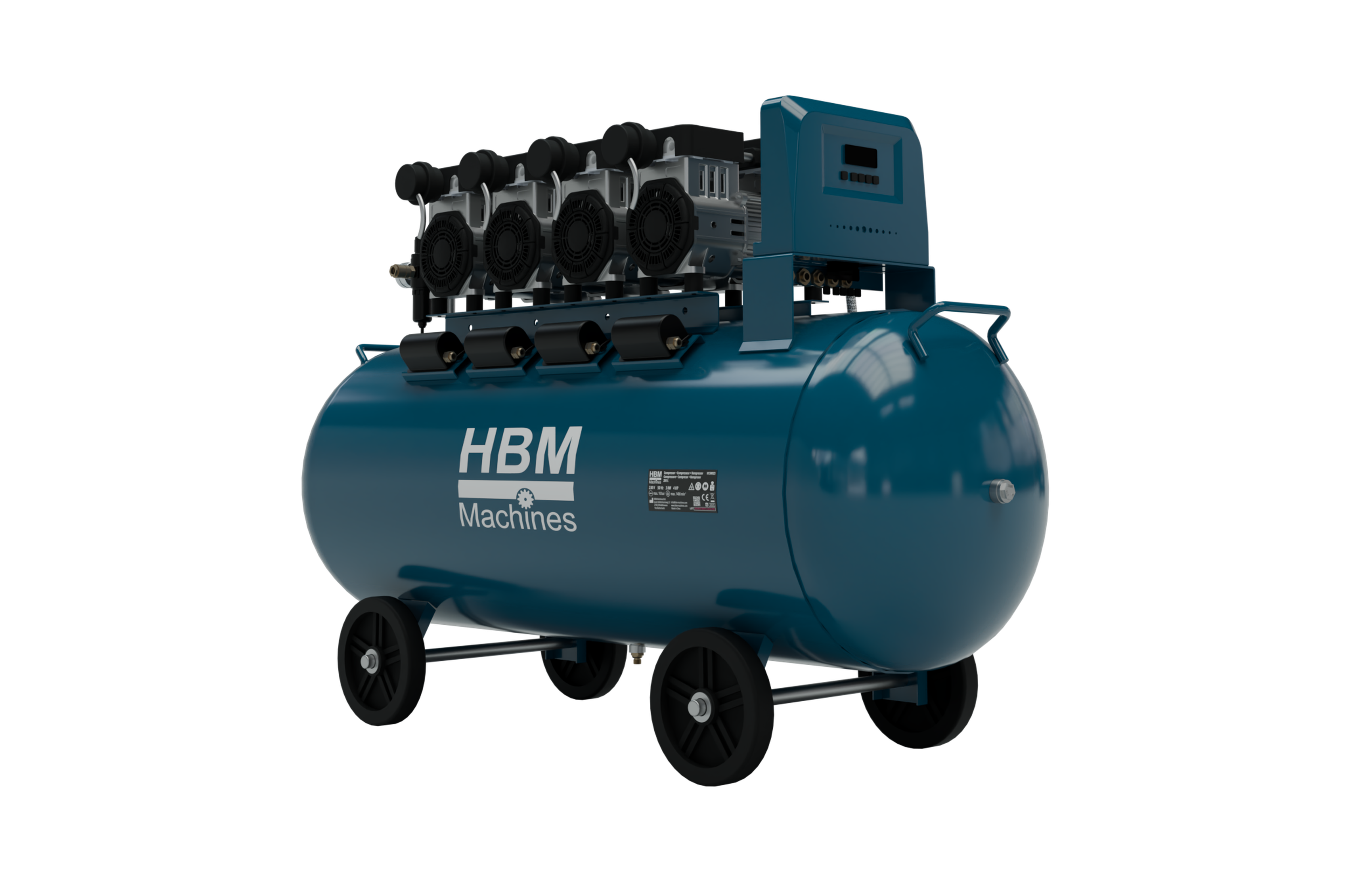 HBM compressore low noise, 4 HP, 200 litri Image 4