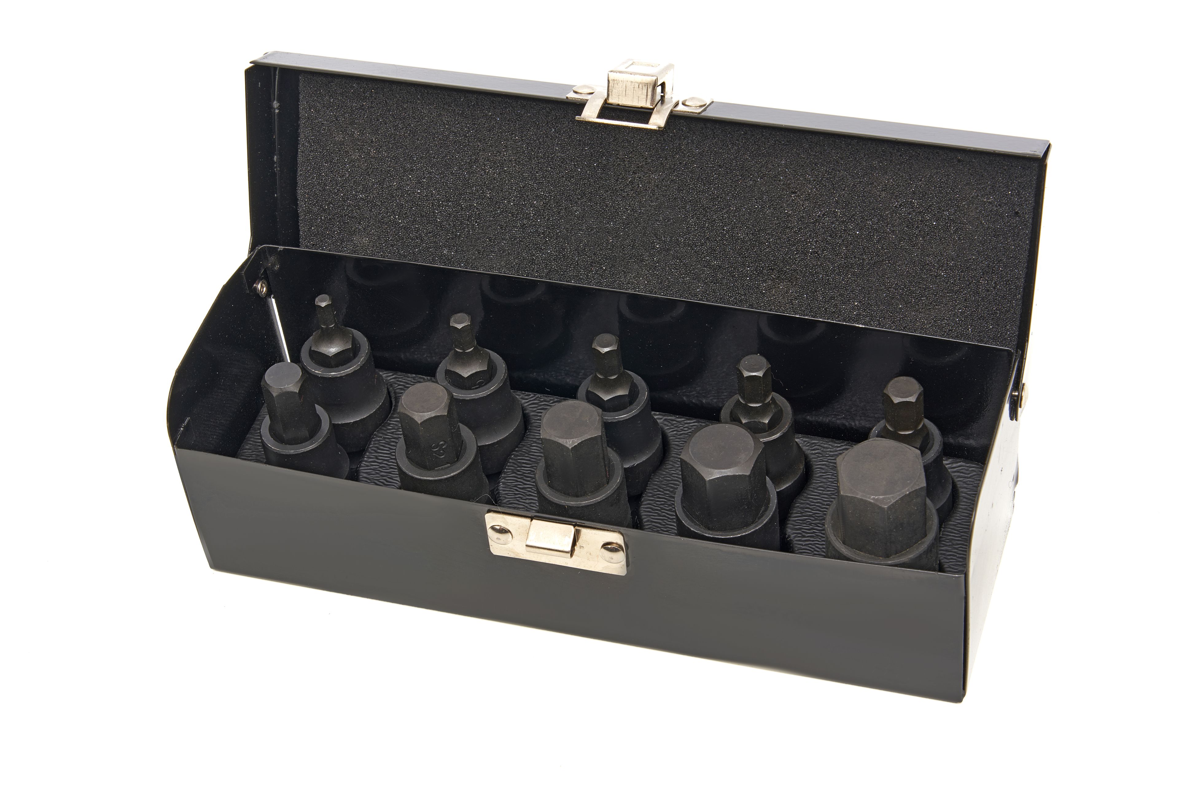 Set di bussole a cricchetto Stahlkaiser da 10 pezzi ½ pollice H4-H19