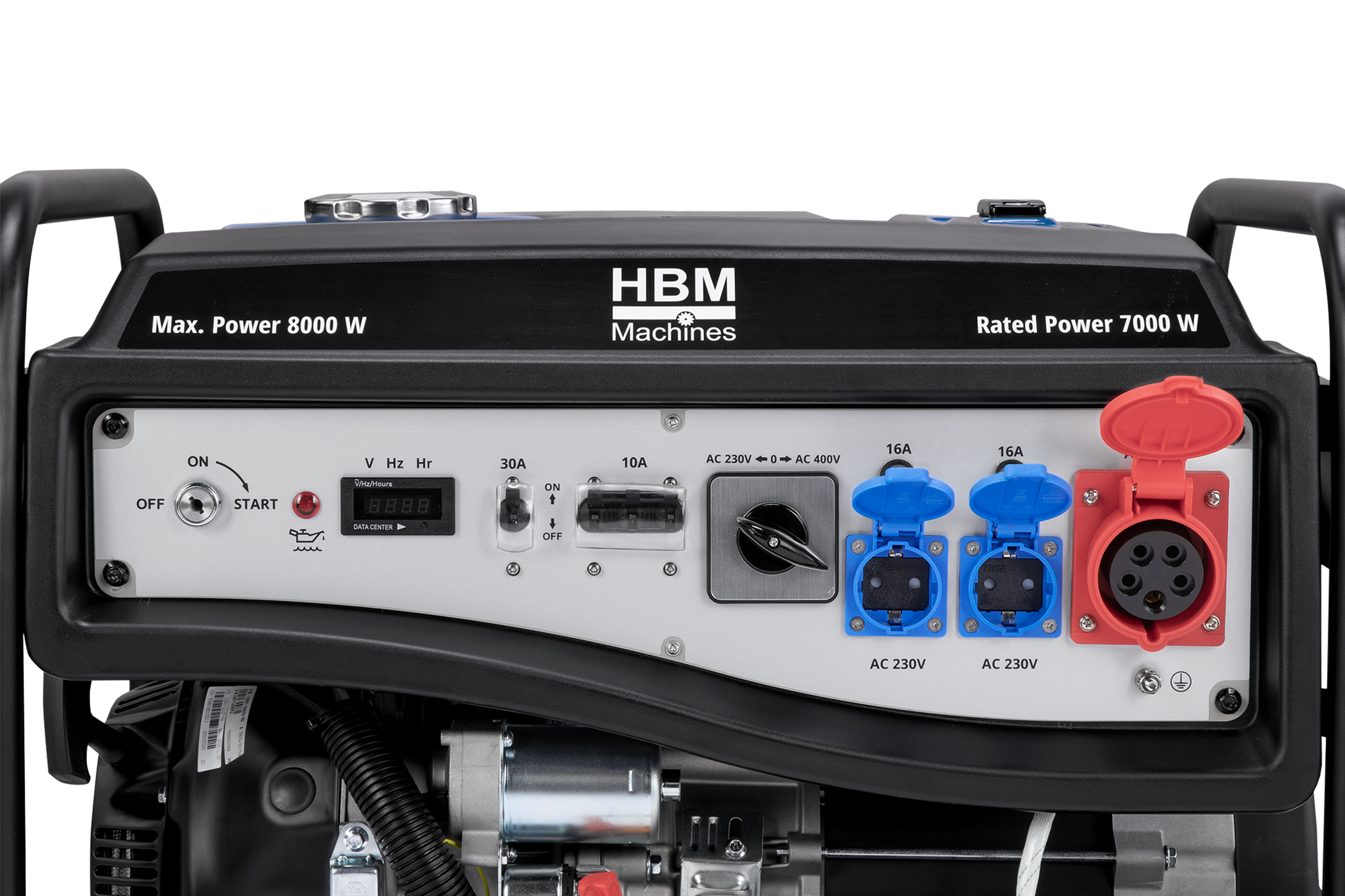 HBM générateur avec moteur à essence de 459 cm³ 230V/400V 8000W Image 8