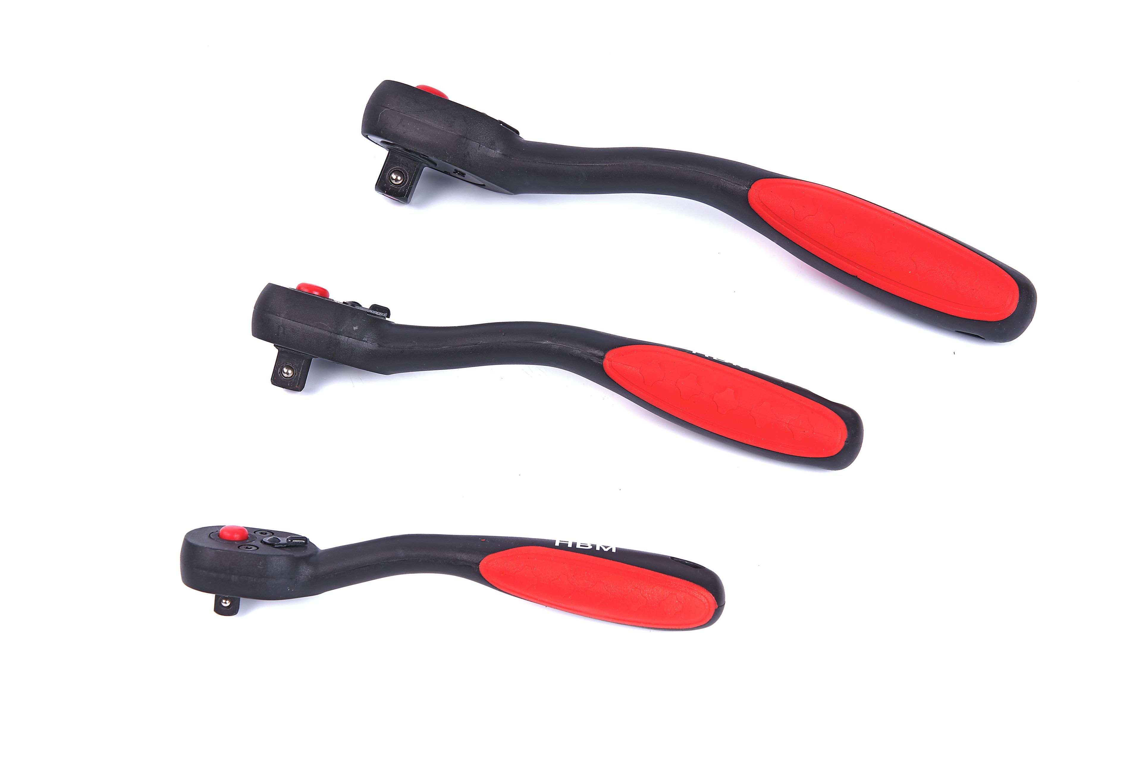 HBM professionali premium cricchetti 72 denti rosso nero 3/8 pollice Image 3