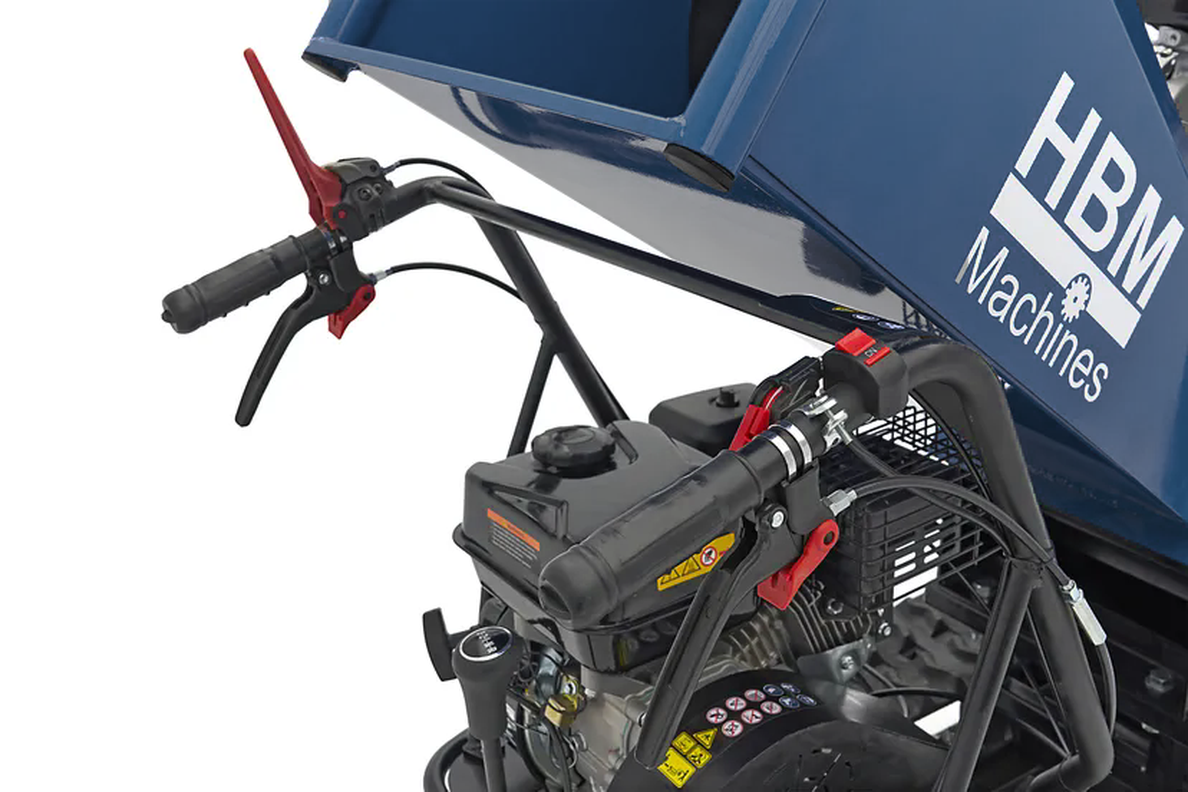 Broyeur à essence HBM Professional 4 Stroke 15 HP - 420 cc - Broyeur de bois sur chenilles Image 20