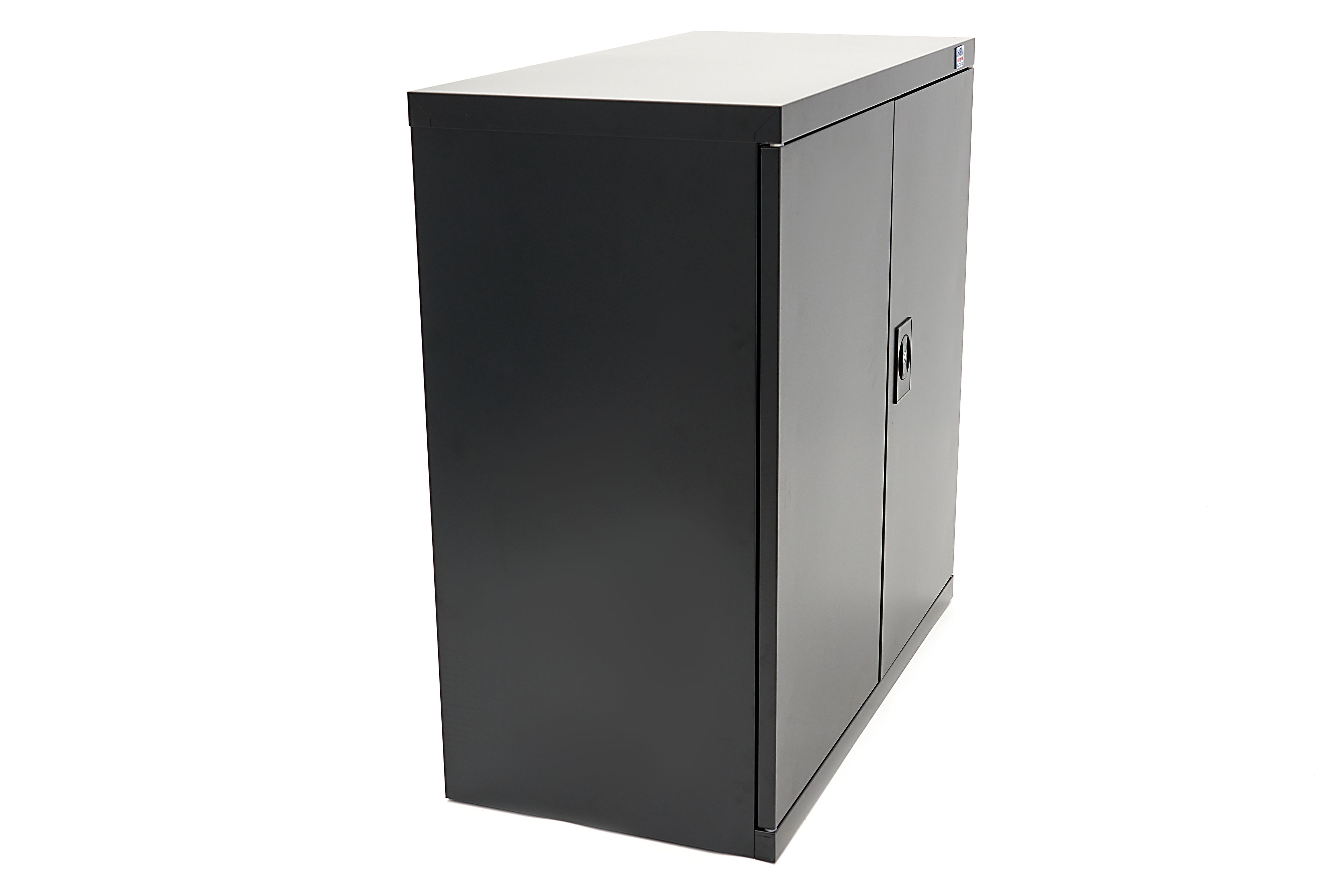 HBM Armadio portautensili 90 x 45 x 90 cm con 3 ripiani nero Image 4