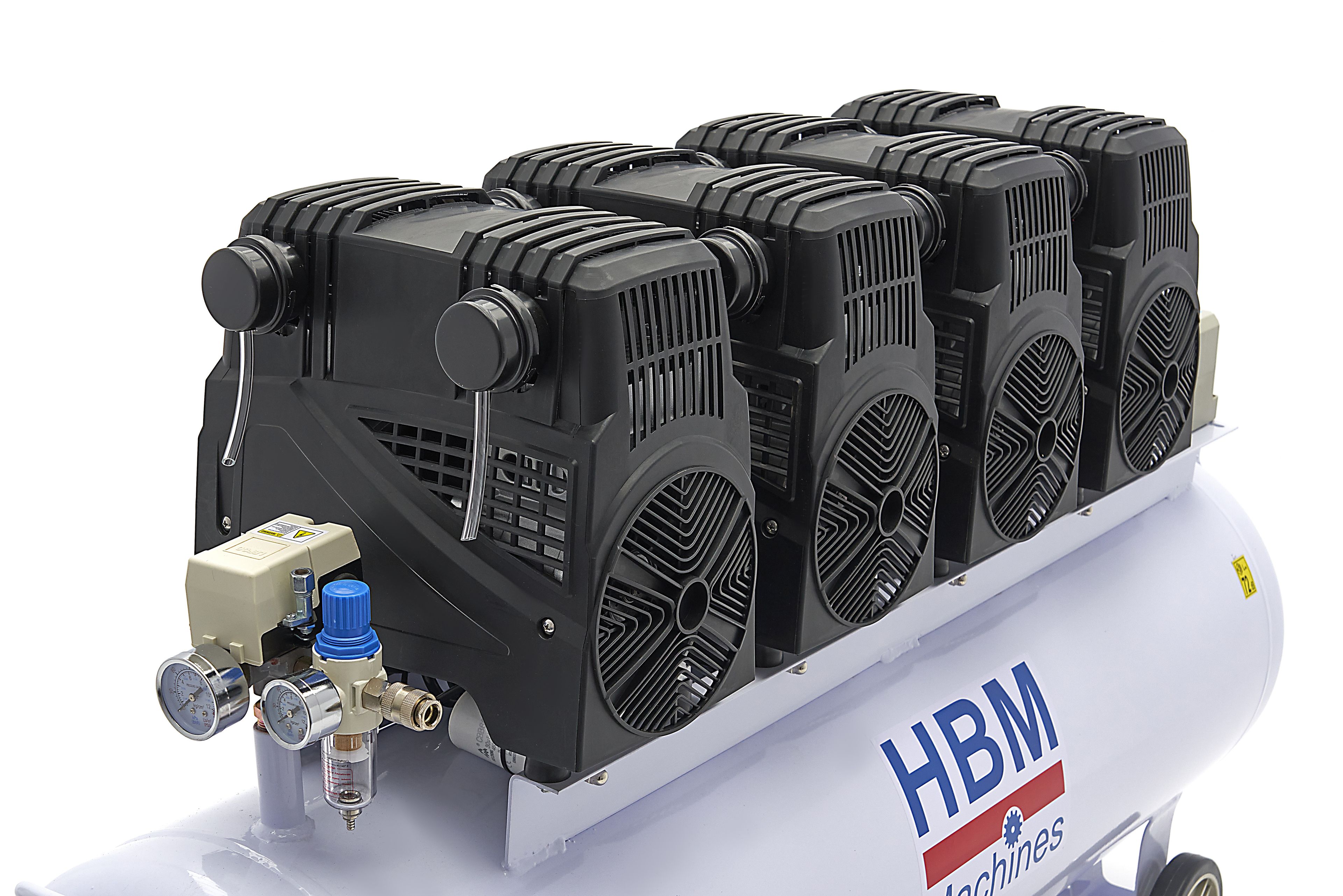 HBM 8 HP - 200 litres Compresseur professionnel silencieux SGS Image 11