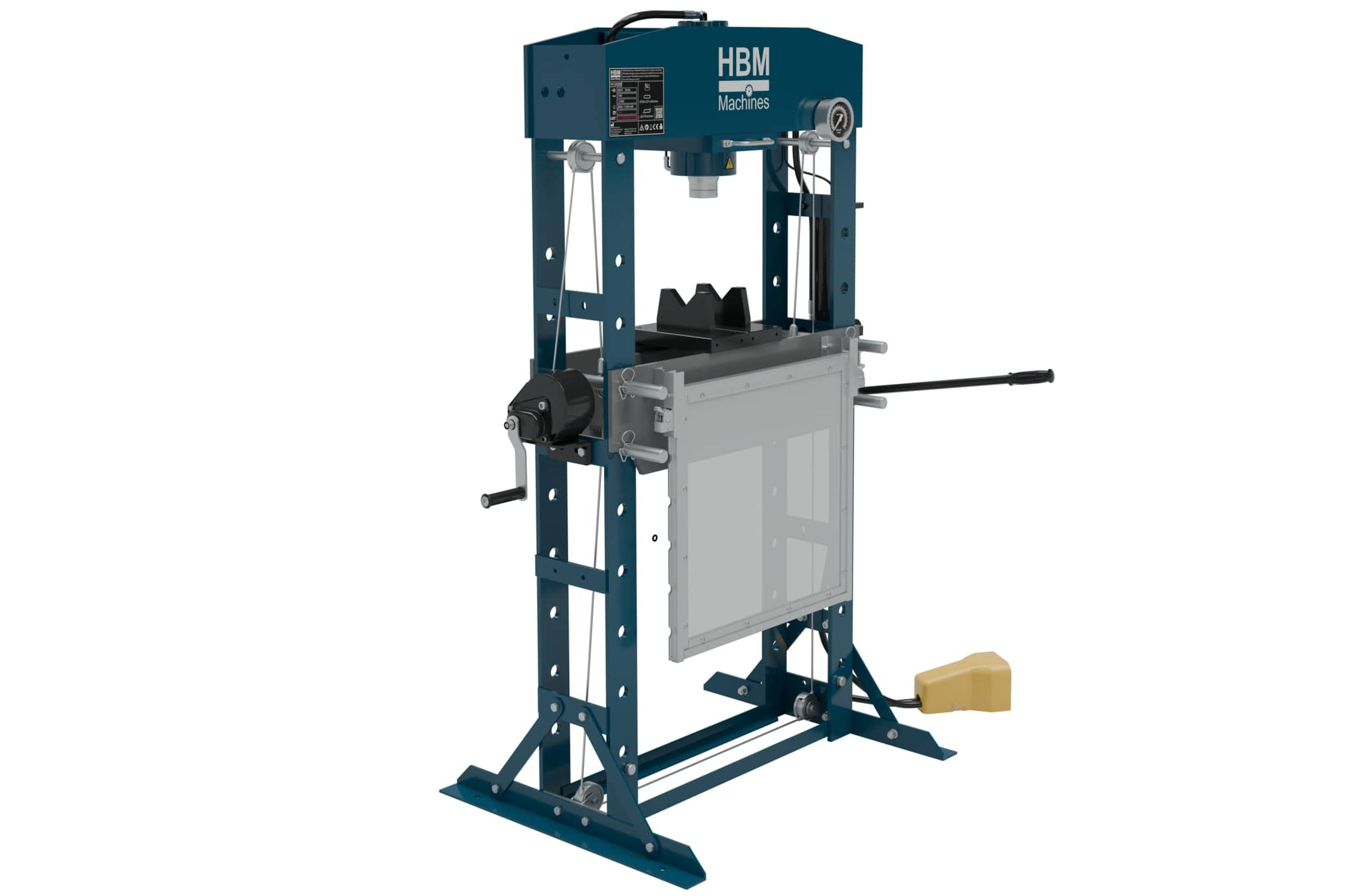 HBM Presse de cadre professionnelle 50 Tonnes, presse de travail, avec rack de sécurité Image 4