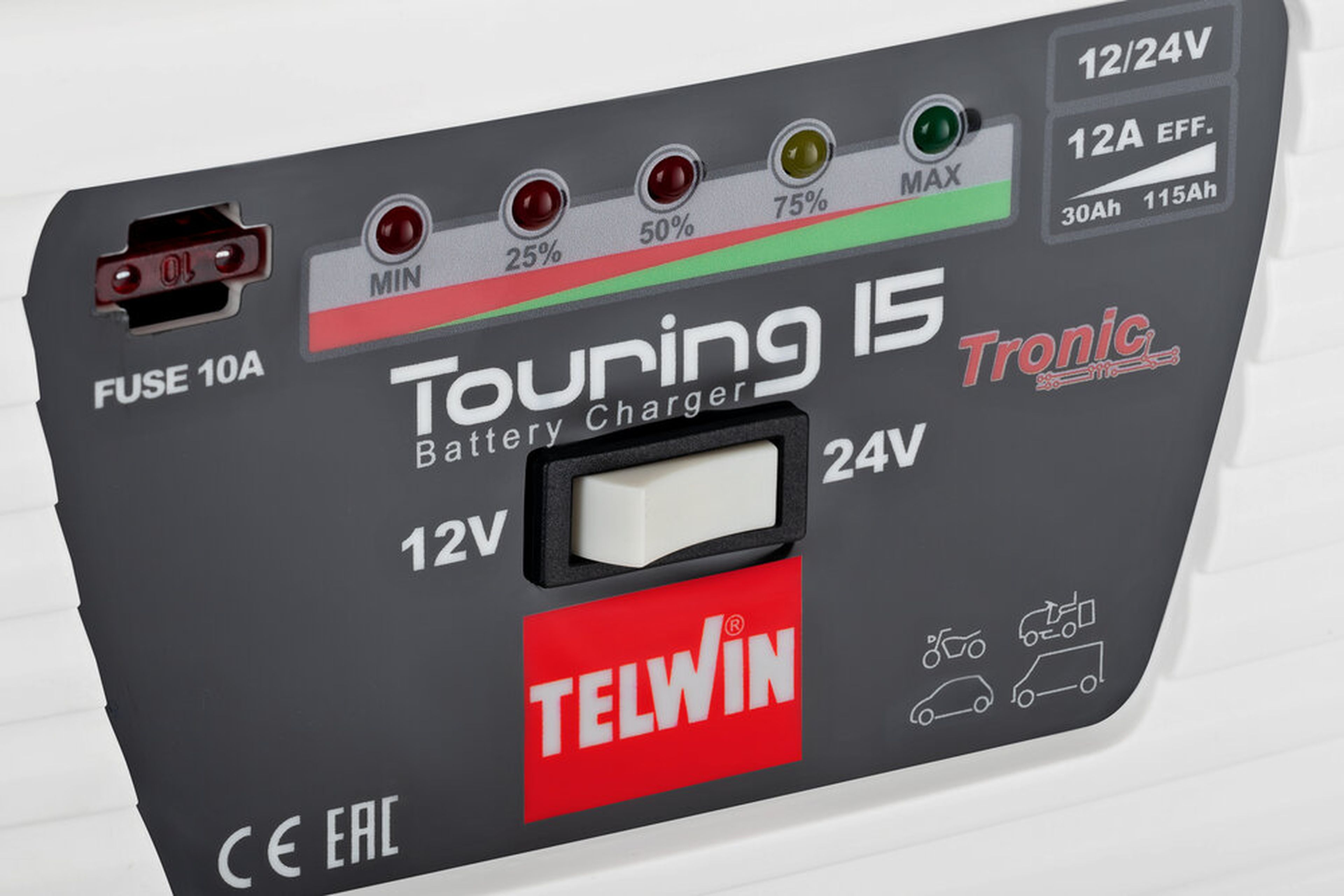 Telwin Touring 15 Caricabatterie 230V 12V/24V Image 4