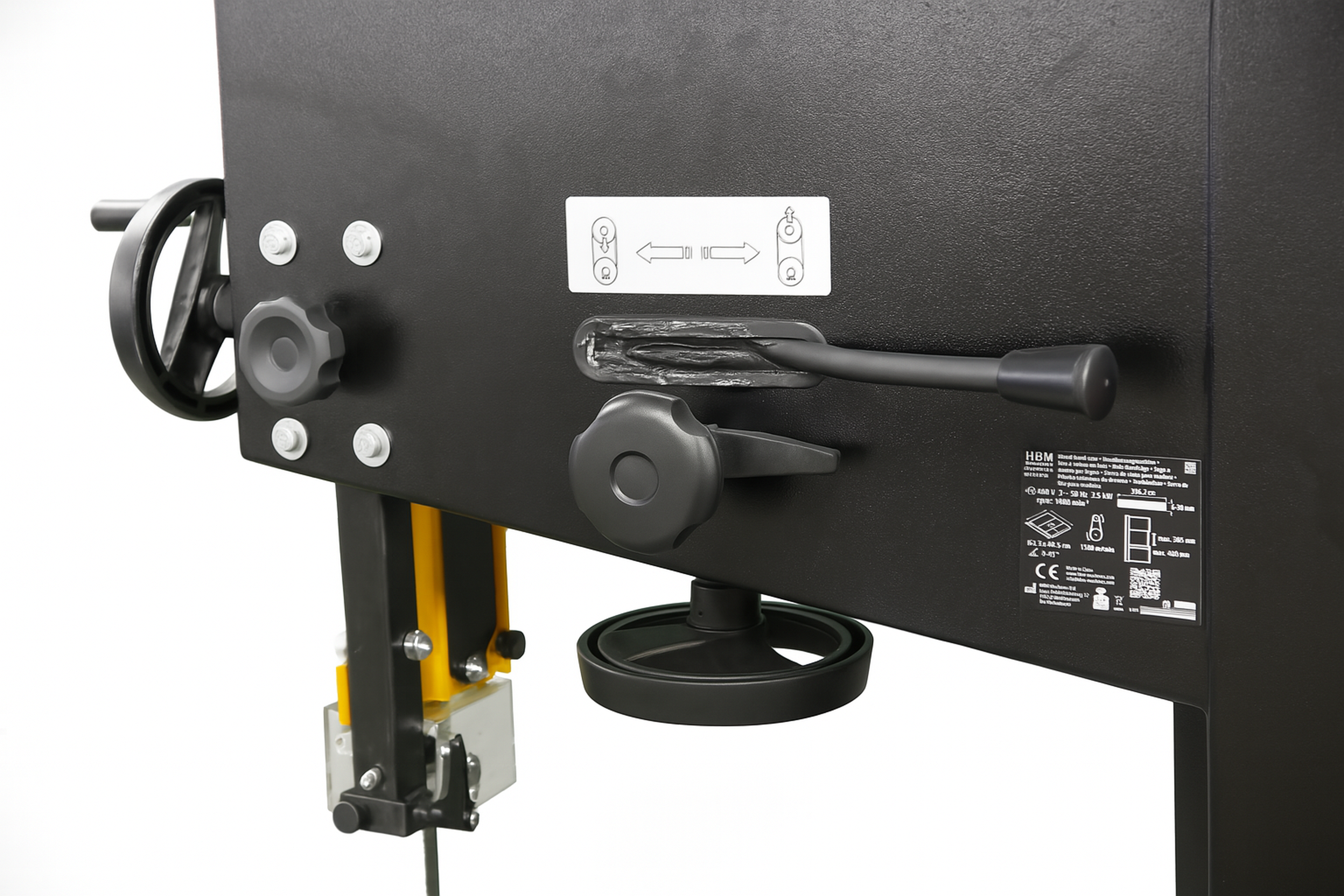 HBM lintzaagmachine hout 20 inch 400 Volt Image 5